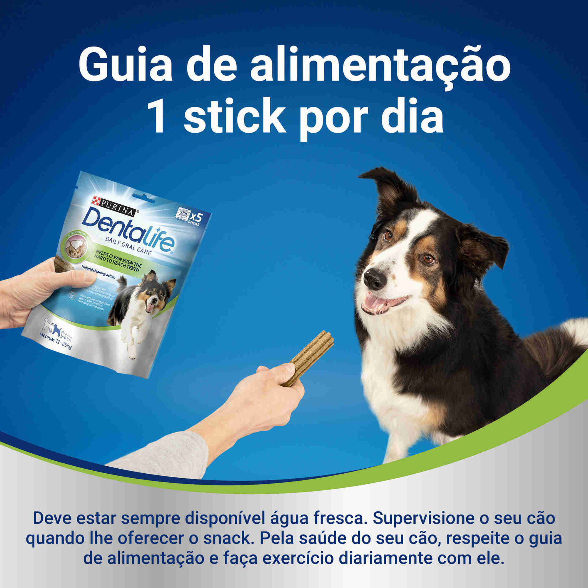 Snack para Cão Médio Higiene Oral Diária