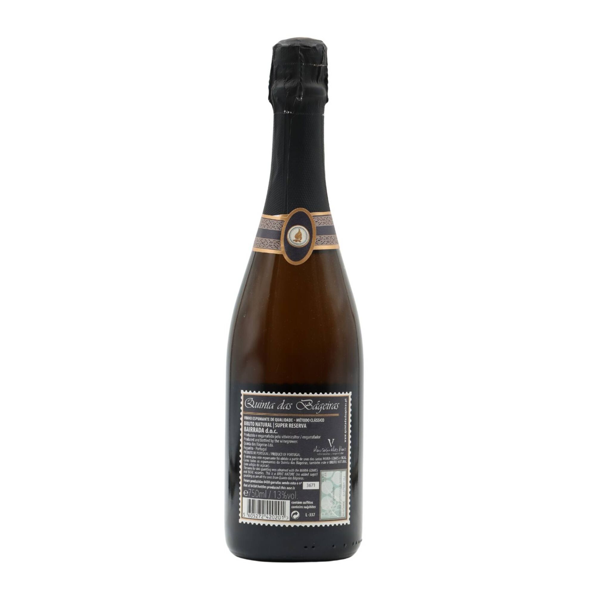 Quinta Das B&aacute;geiras Super Reserva Espumante Bairrada Bruto