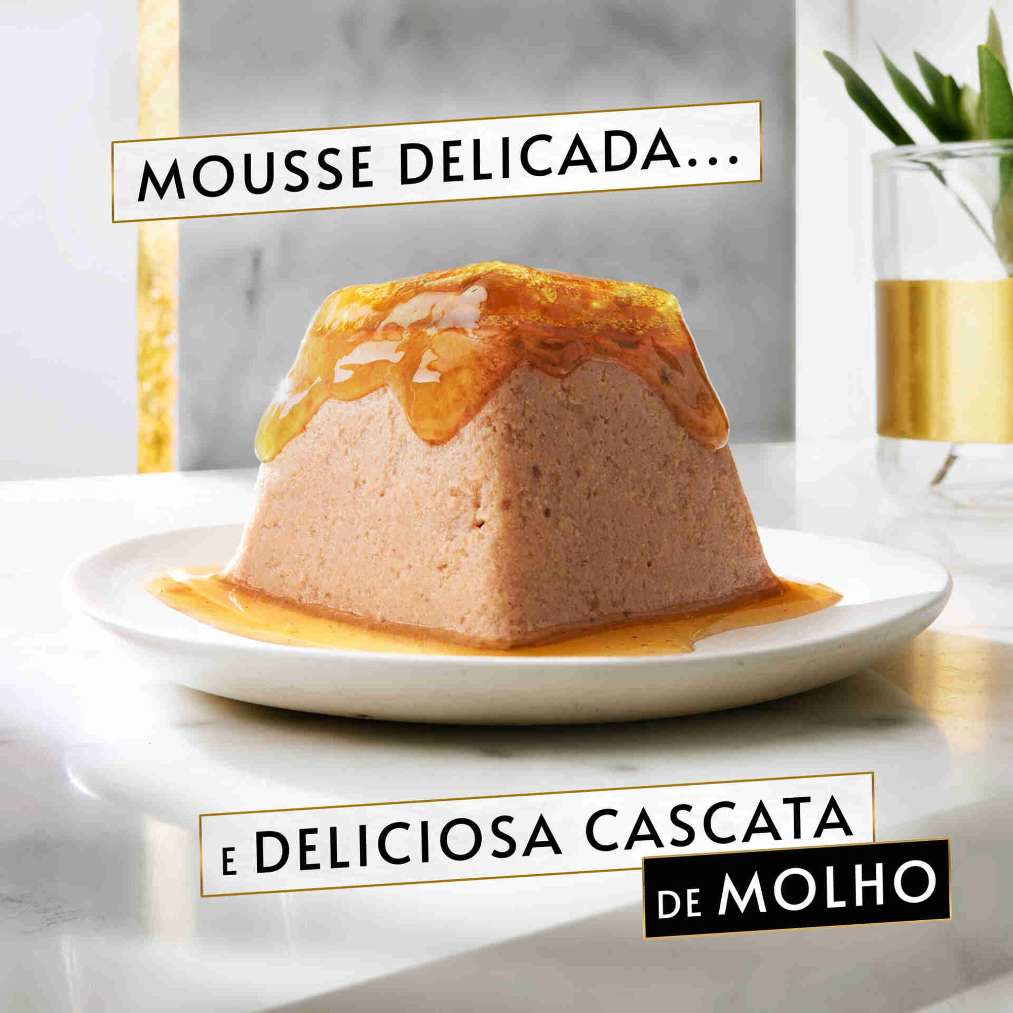 Comida H&uacute;mida para Gato Adulto Revelations Mousse Peixe do Oceano Terrina Purina Gourmet