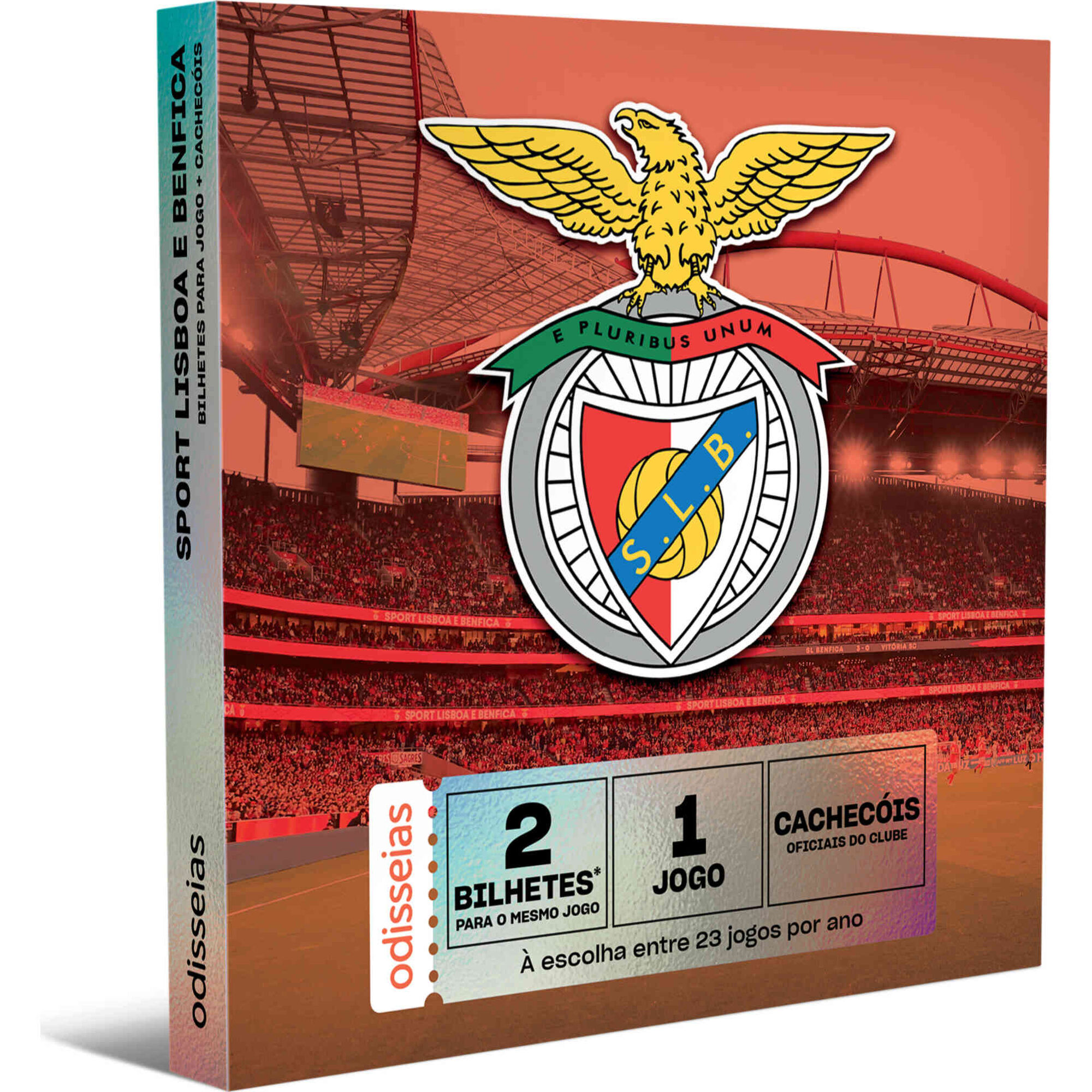 Sport Lisboa e Benfica - Bilhetes para o Estádio + Cachecóis (Classic Box)