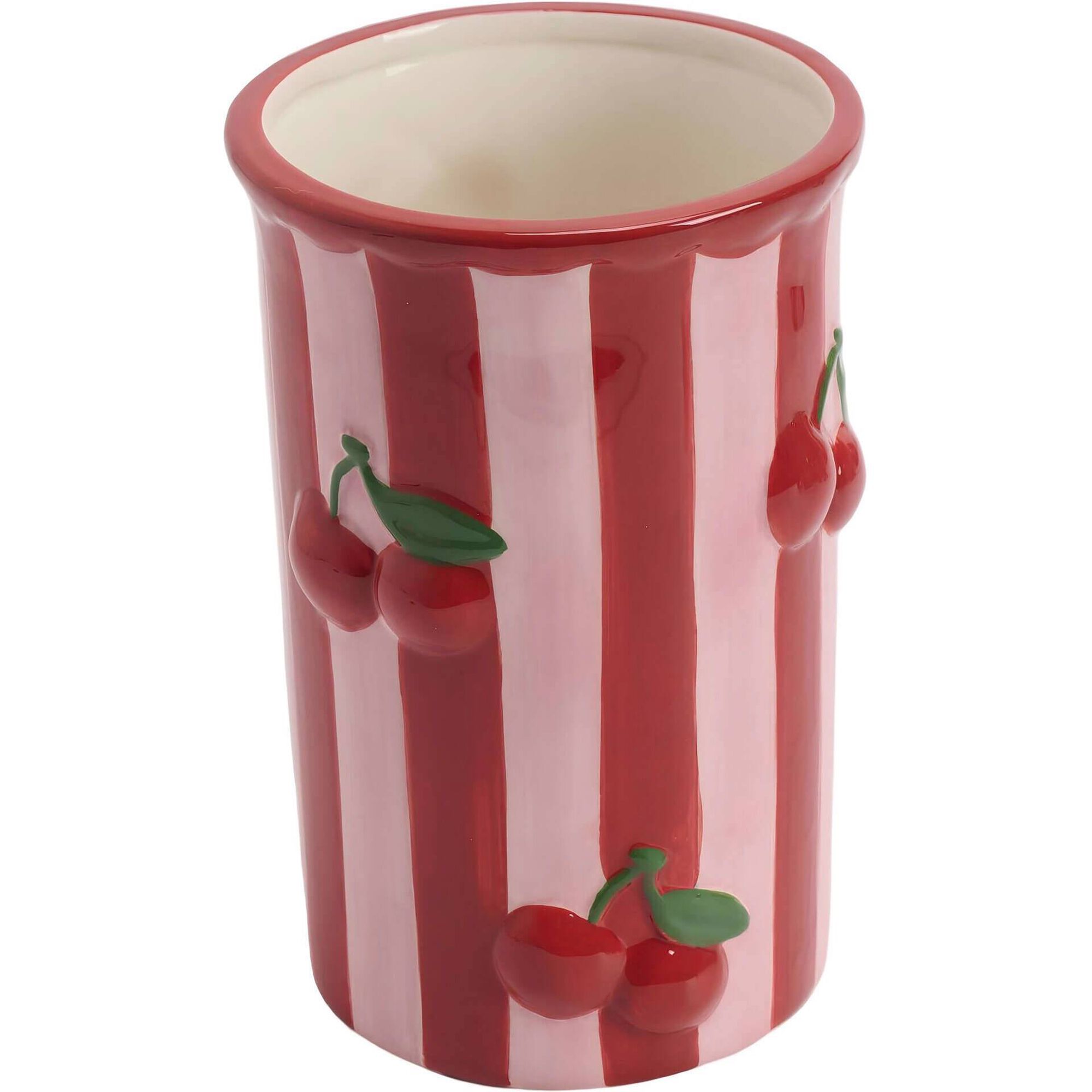 Jarra Riscas Rosa com Cerejas
