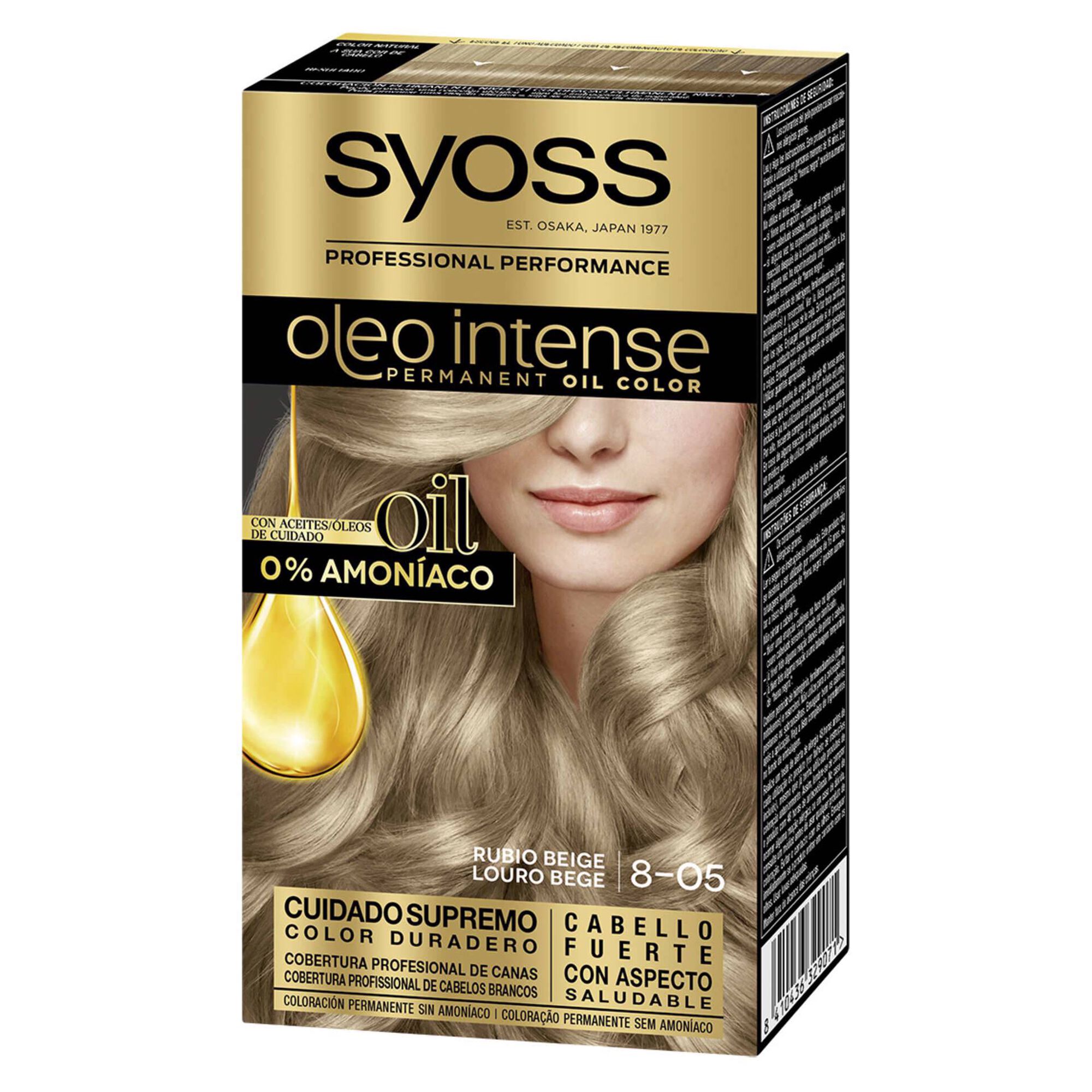 Coloração Permanente Oleo Intense Louro Bege 8.05