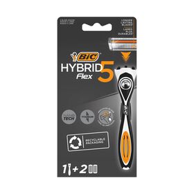 Máquina de Barbear Hybrid Flex5 com 2 Recargas Máquina de Barbear Hybrid Flex5 com 2 Recargas