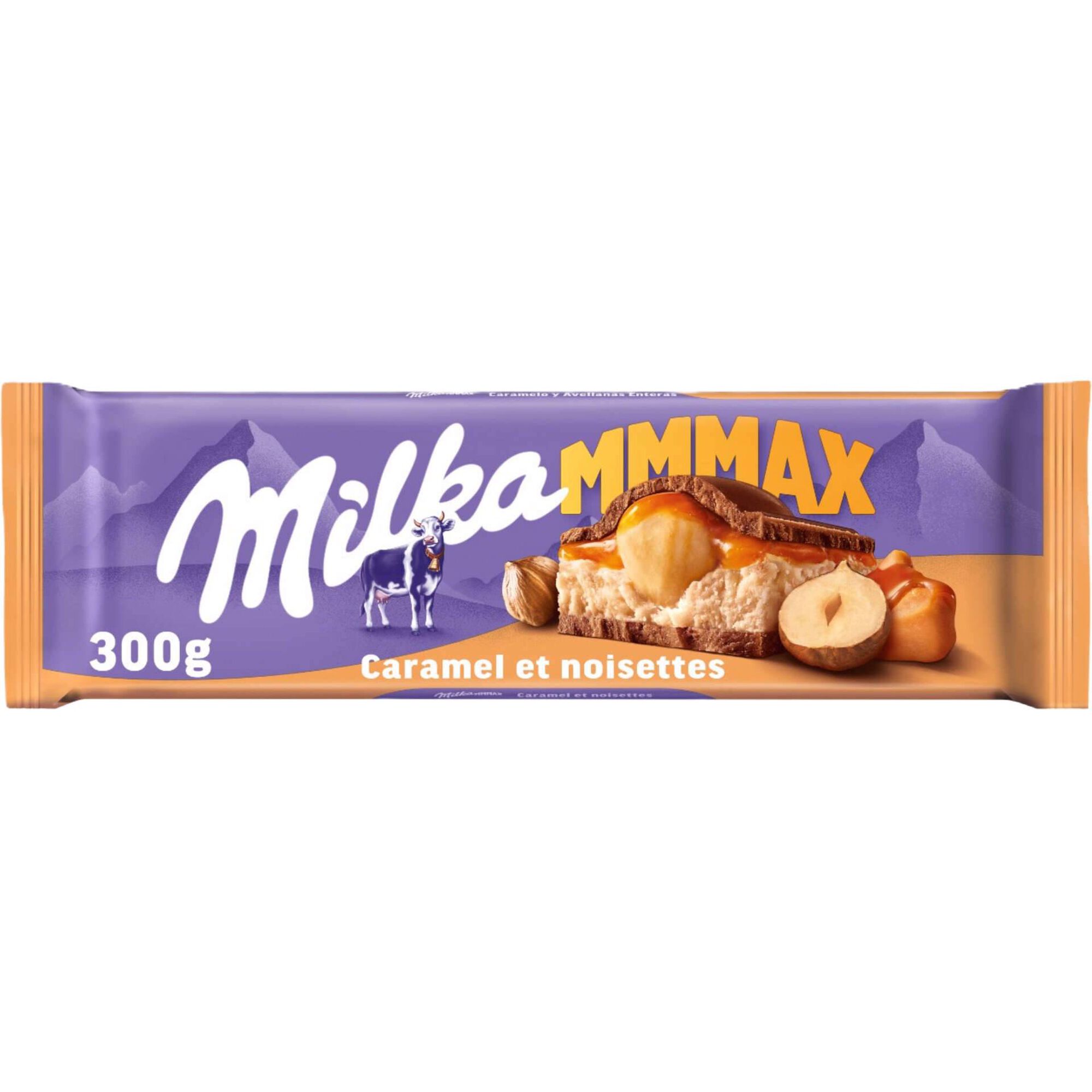 Tablete de Chocolate com Caramelo e Avel&atilde; Milka