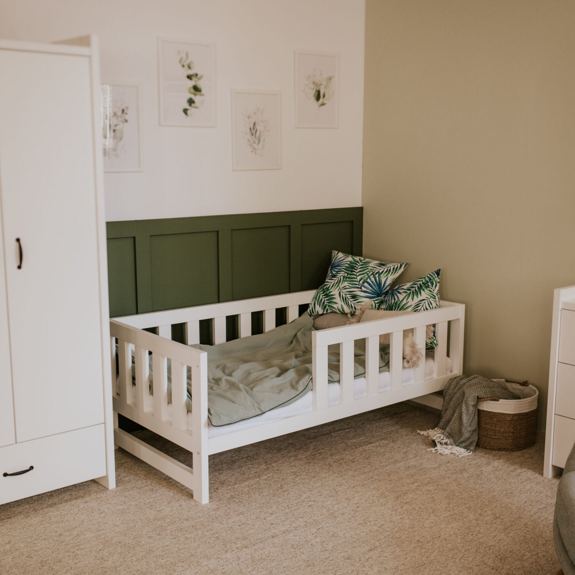 Cama Criança 167x88x65cm Branco Amélia