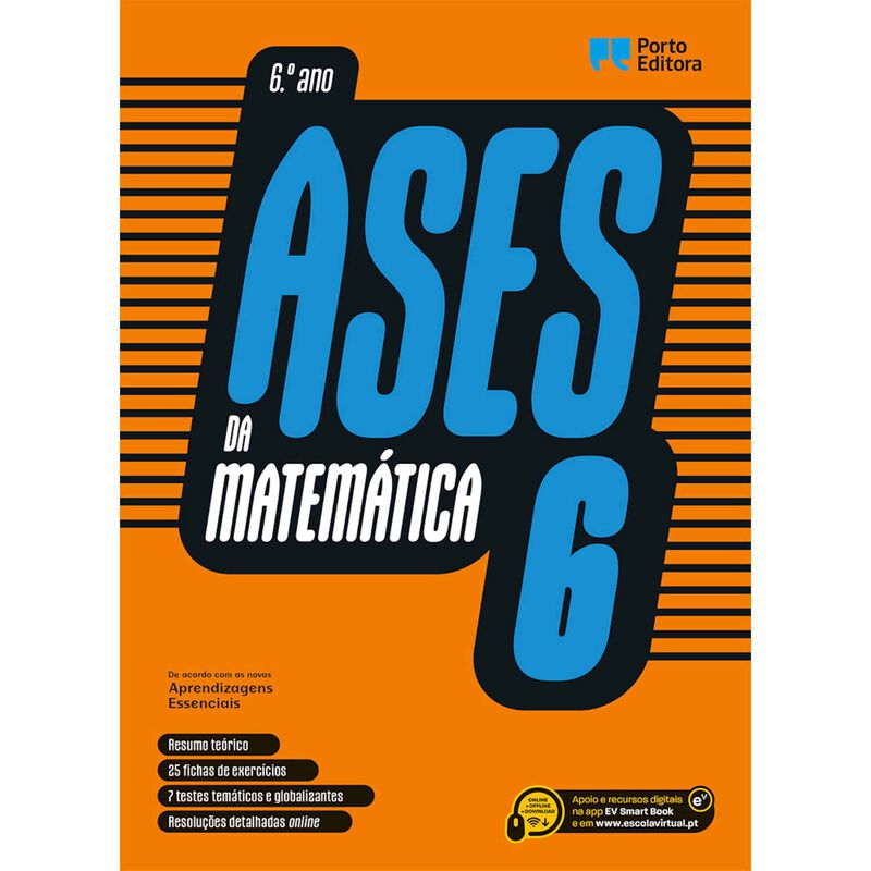 Ases da Matemática - 6.º Ano de Porto Editora