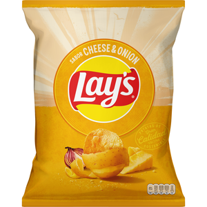Batata Frita Lisa Sabor Queijo e Cebola Lay's