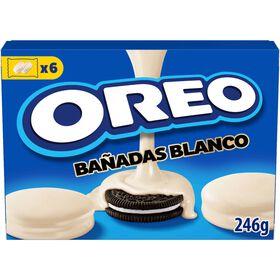 Bolachas Cobertas com Chocolate Branco Oreo