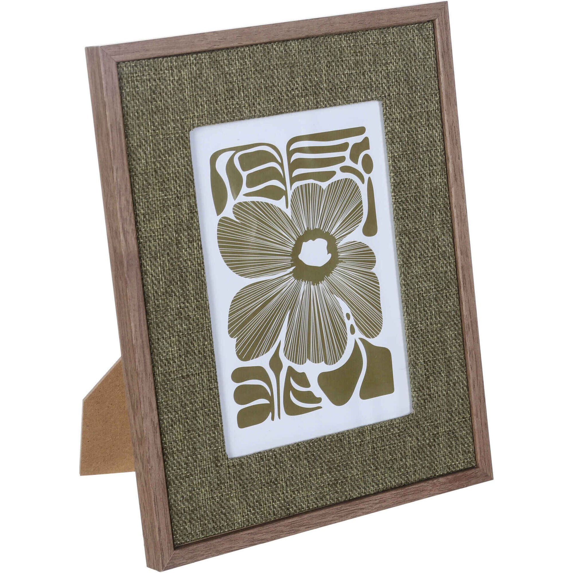 Moldura Entran&ccedil;ada 13x18cm Verde Kasa