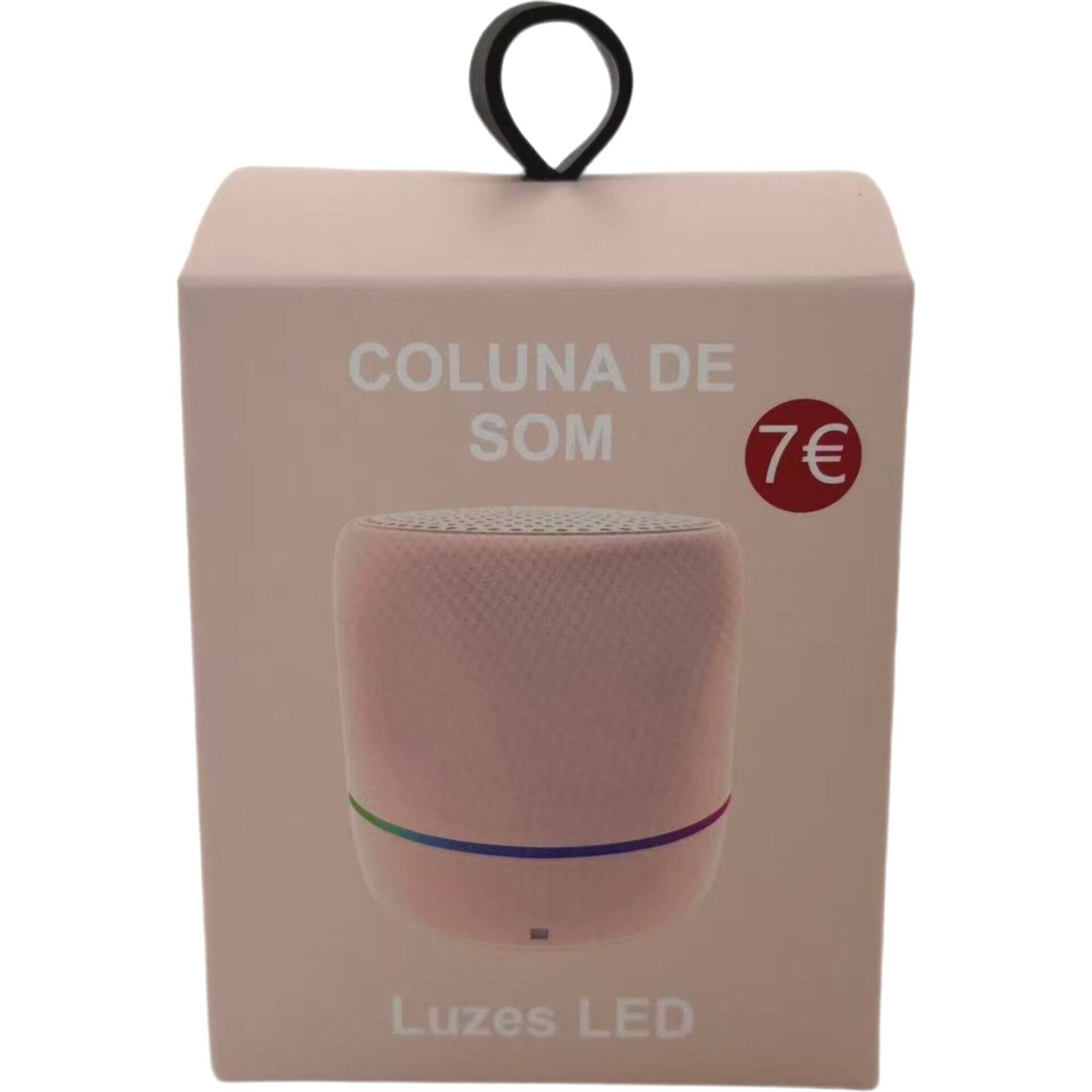 Coluna de Som Bluetooth Rosa Fusion Bazar&atilde;o
