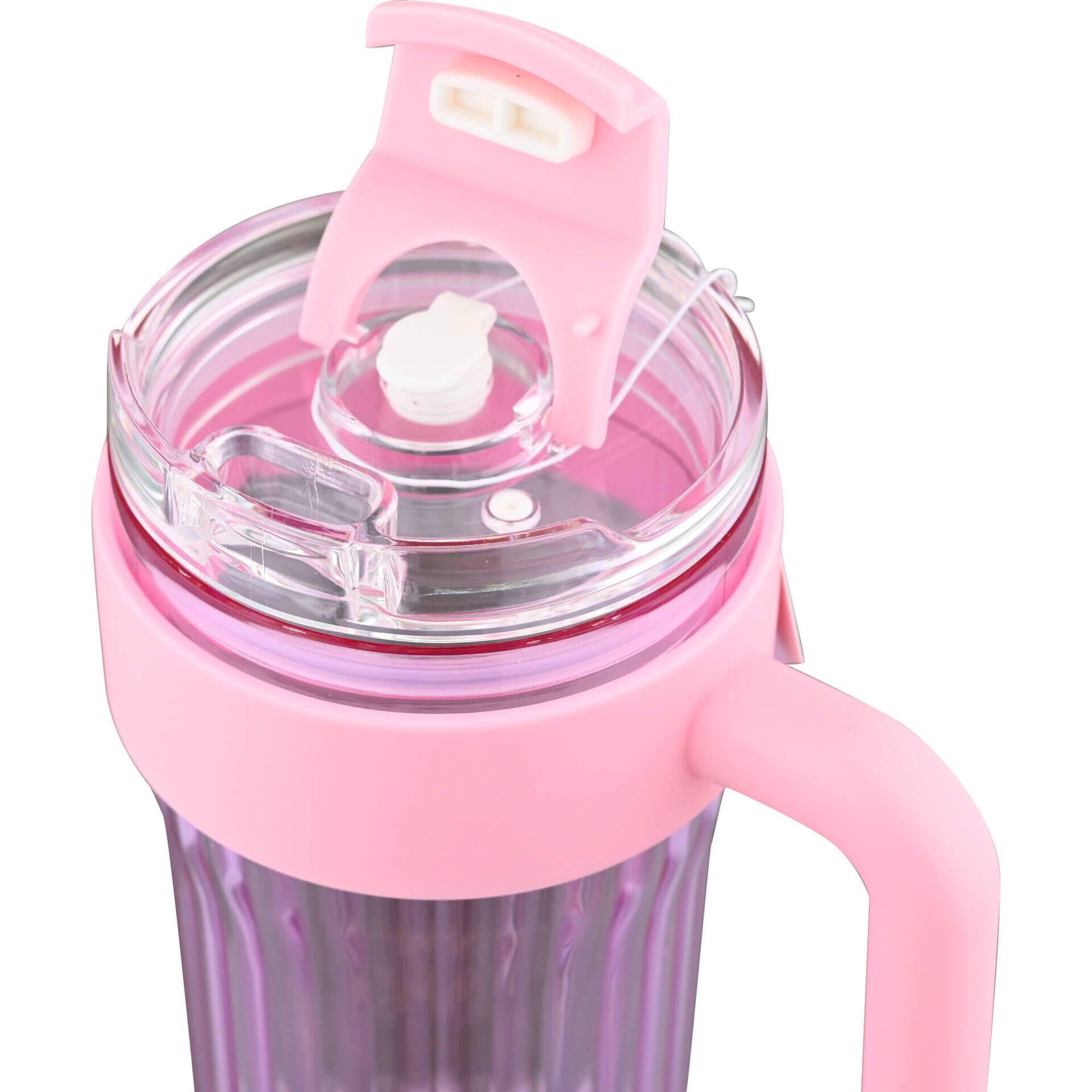 Caneca Strips 850ml Roxo e Rosa
