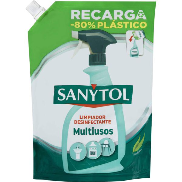 Multisuperfícies Spray Desinfetante Recarga Sanytol