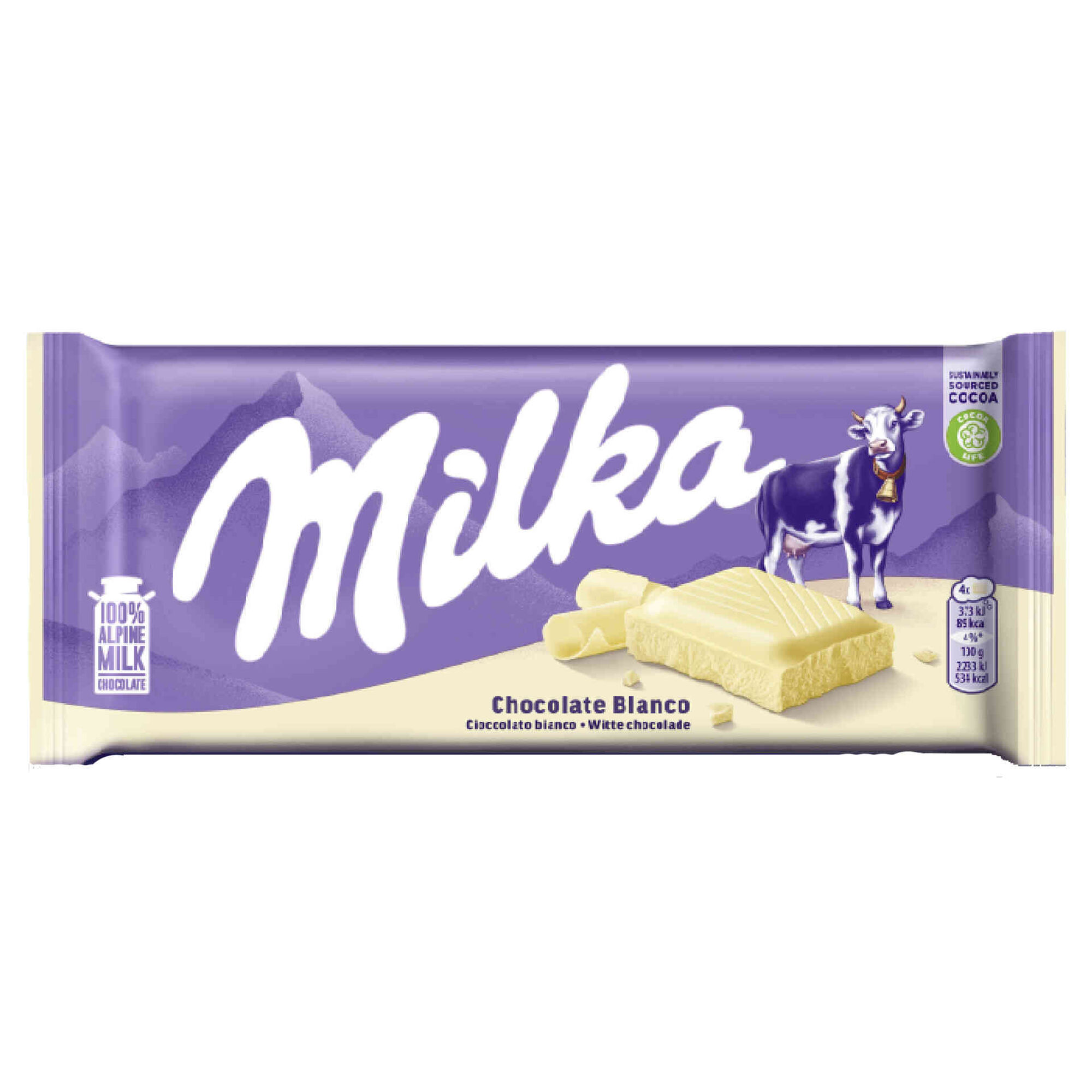 Tablete de Chocolate Branco - emb. 100 gr - Milka
