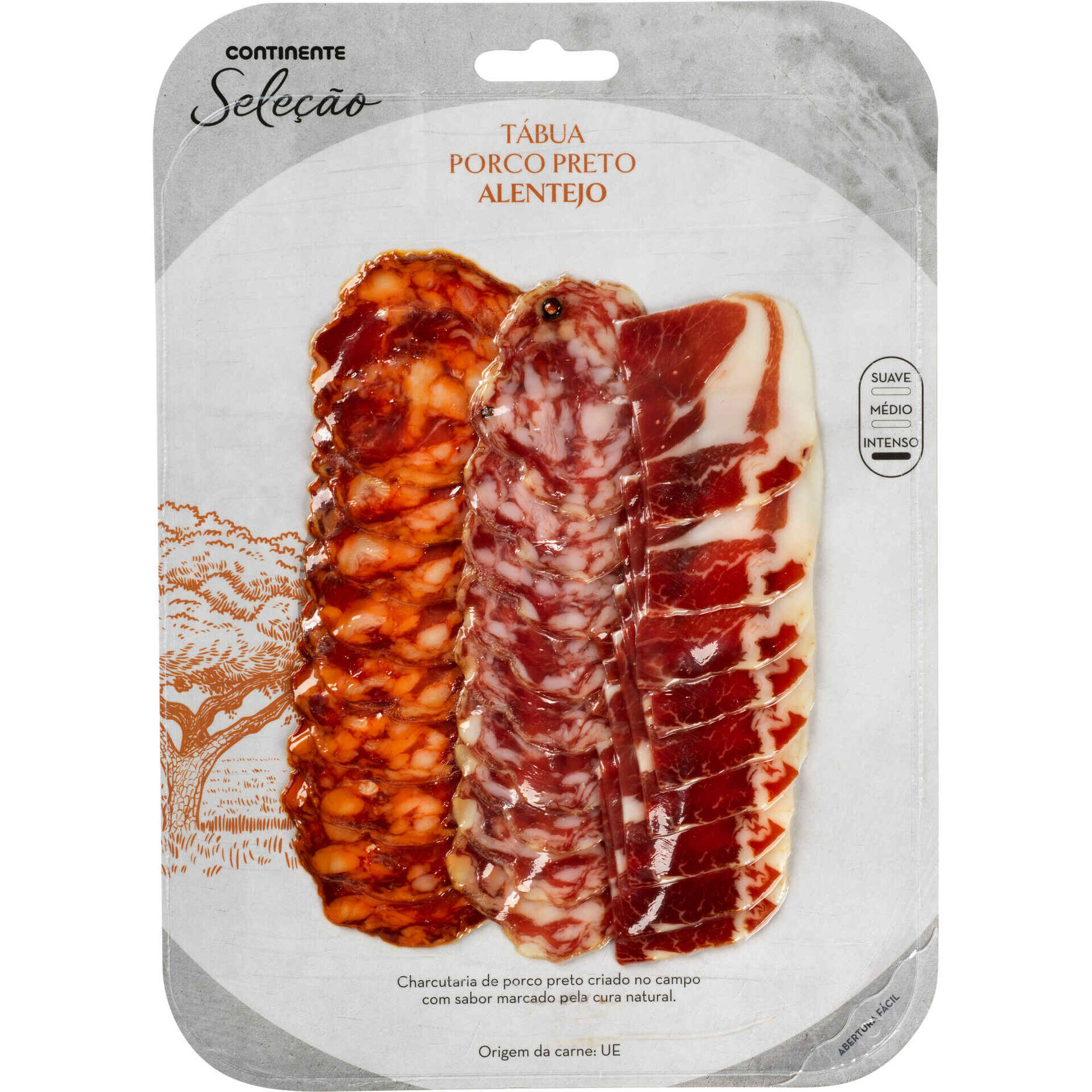 T&aacute;bua Paio, Salsich&atilde;o e Paleta de Porco Preto Continente Sele&ccedil;&atilde;o