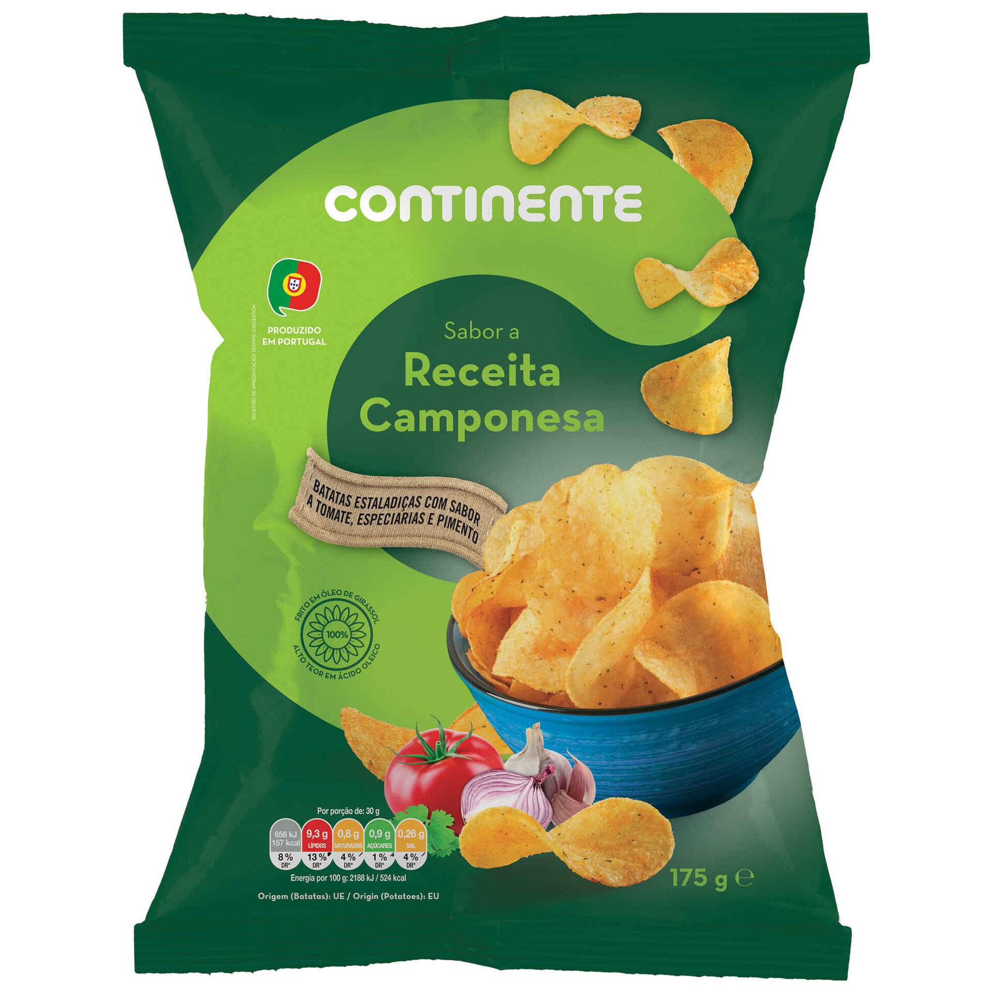 Batata Frita Lisa Sabor Camponesa
