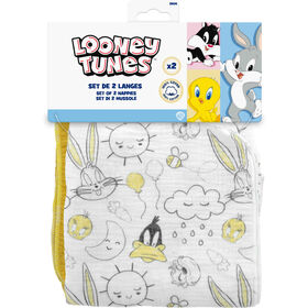 Pack 2 Fraldas de Pano Looney Tunes Abc