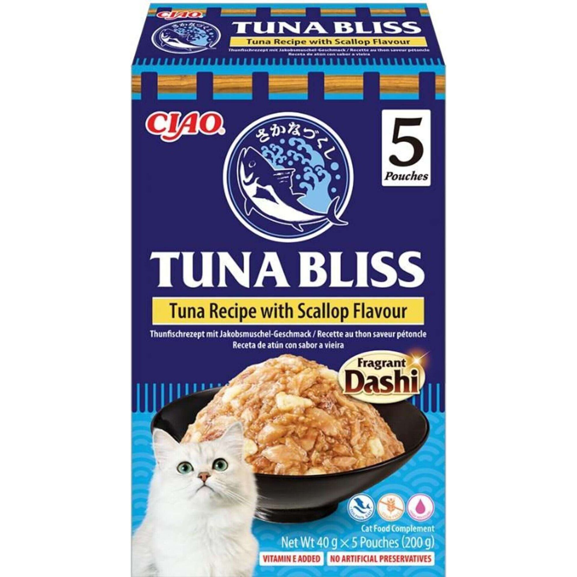 Snack para Gato Adulto Bliss Atum e Vieiras Ciao