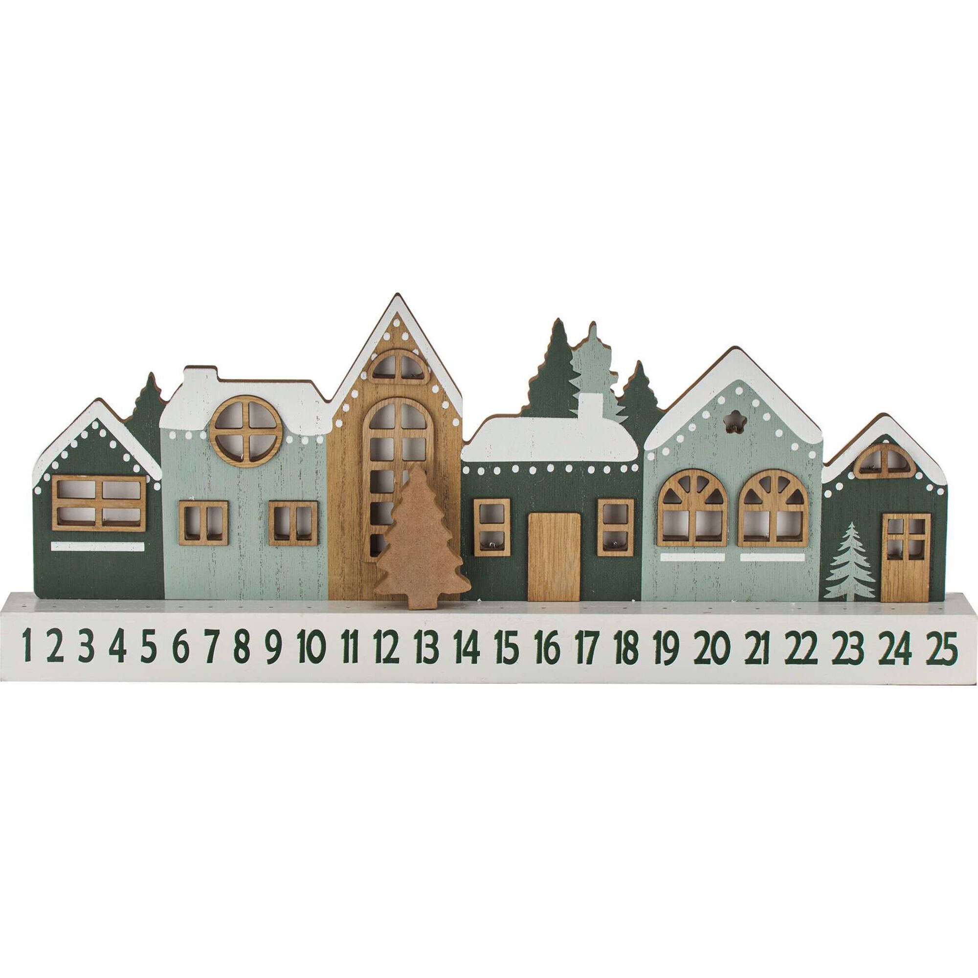 Calendário Casinhas com Luz