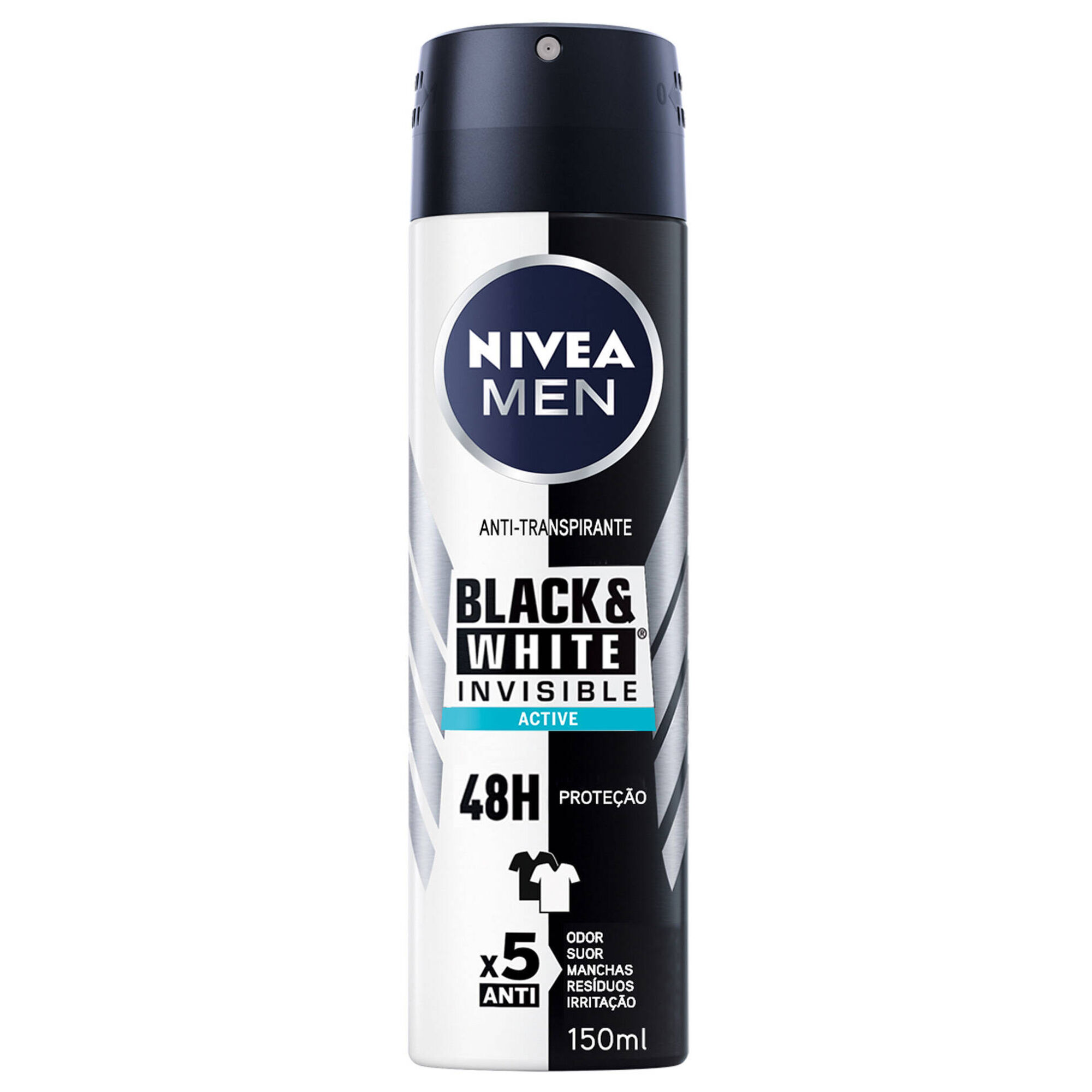 Desodorizante Spray Men Black & White Active