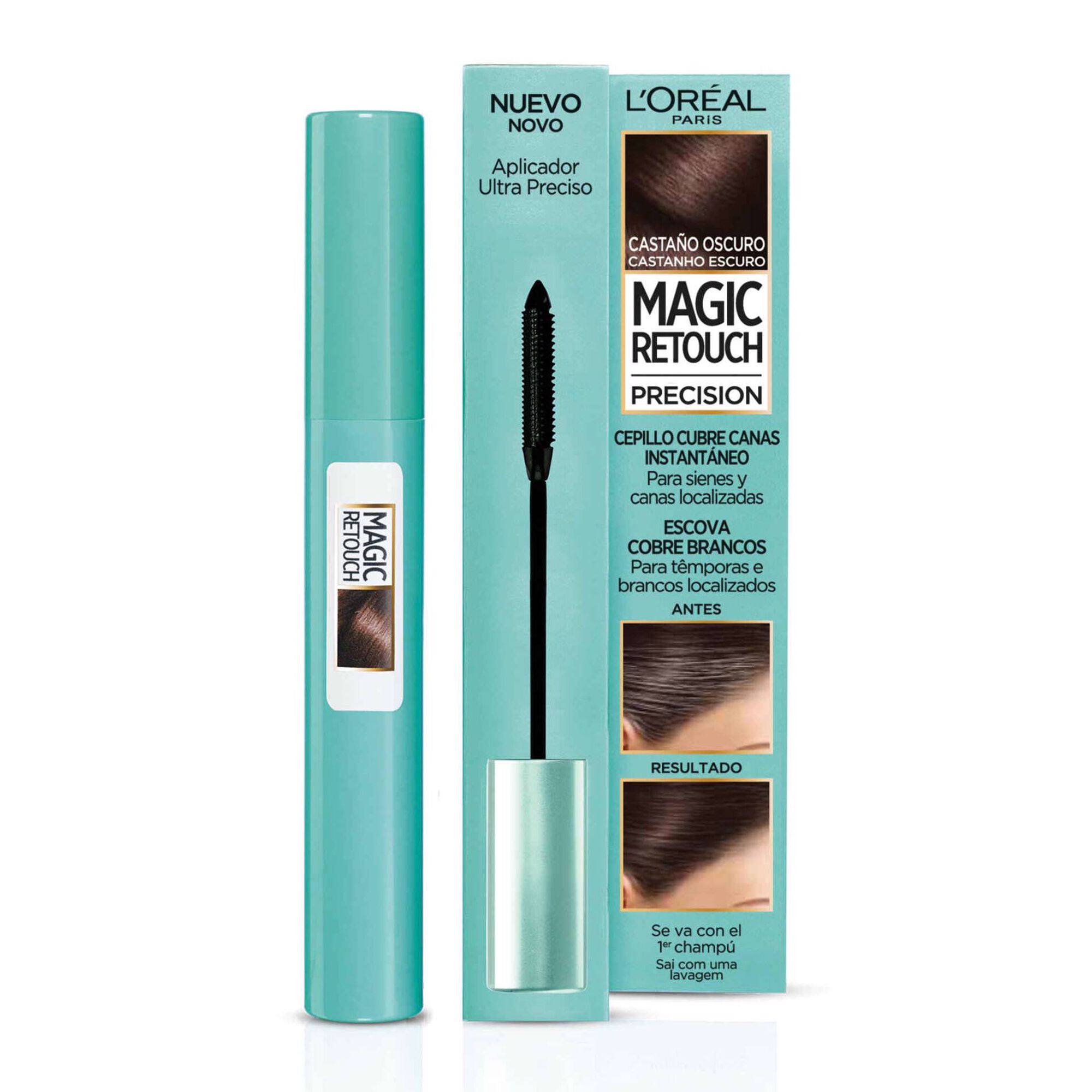 Coloração Retoca Raízes Magic Retouch Precision Castanho Escuro Coloração Retoca Raízes Magic Retouch Precision Castanho Escuro