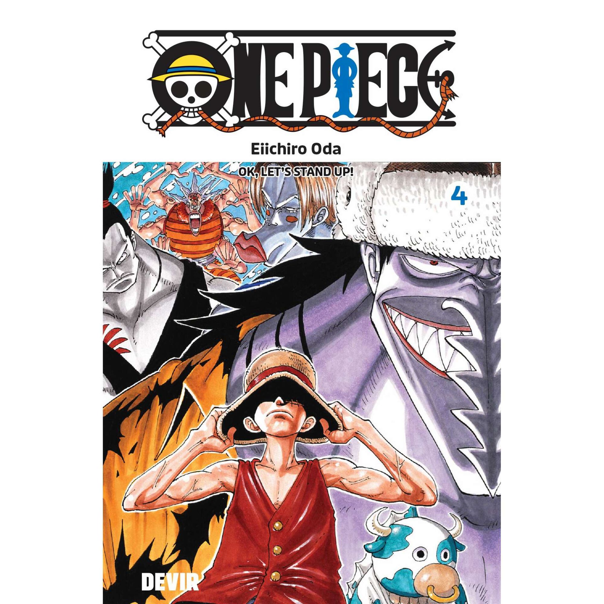 One Piece N.&ordm; 4 - OK, Let's Stand Up! de Eiichiro Oda