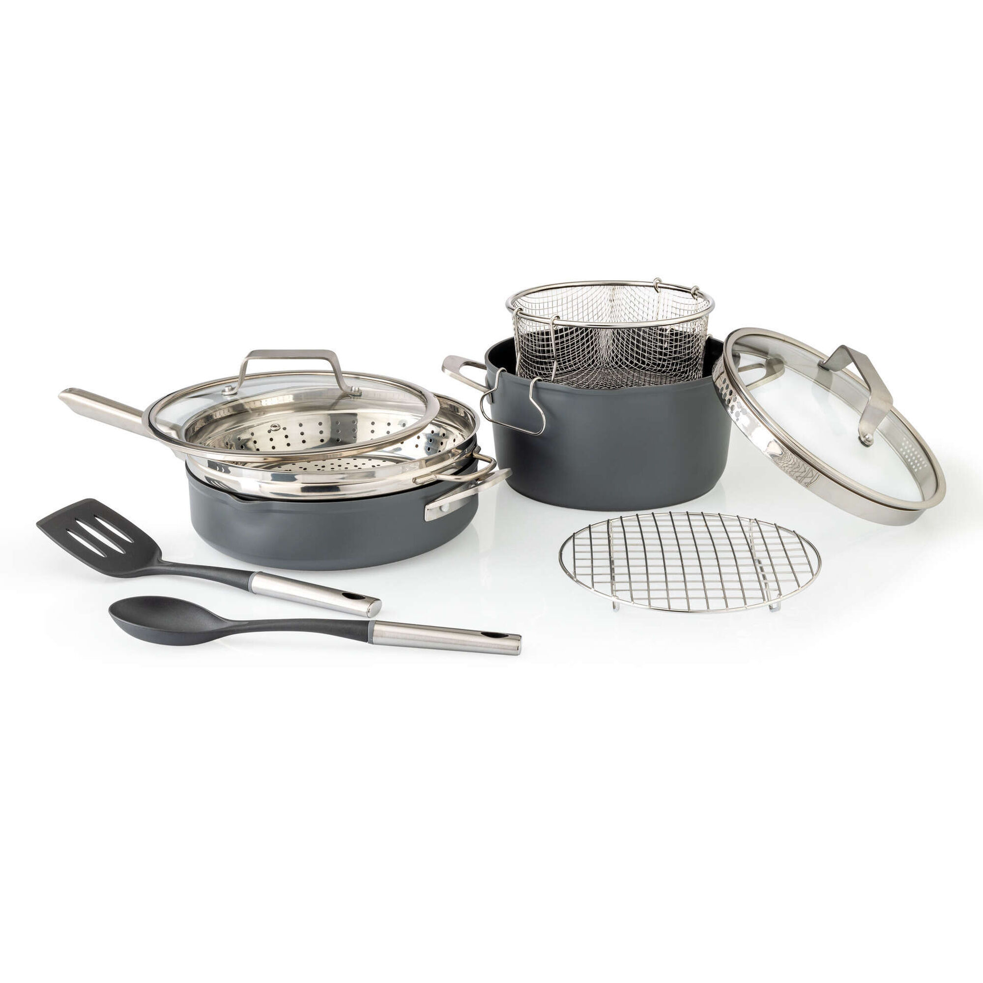 Frigideira Wok Antiaderente com Tampa