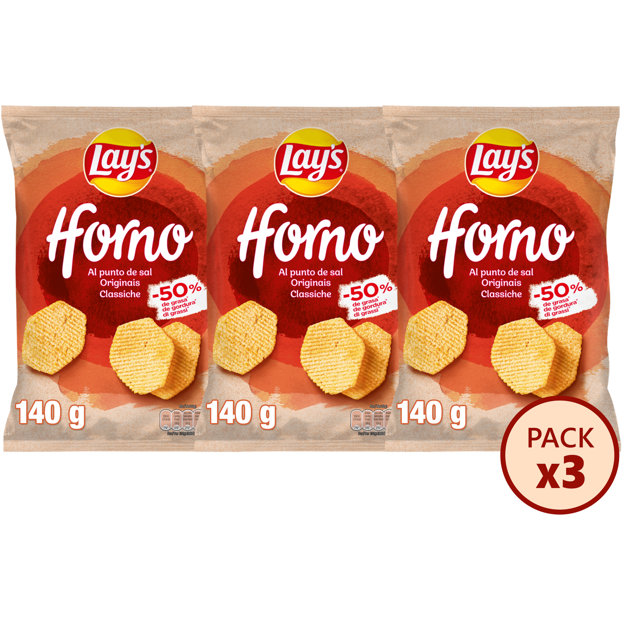 Batata Frita Forno Ondulada Original Lay's