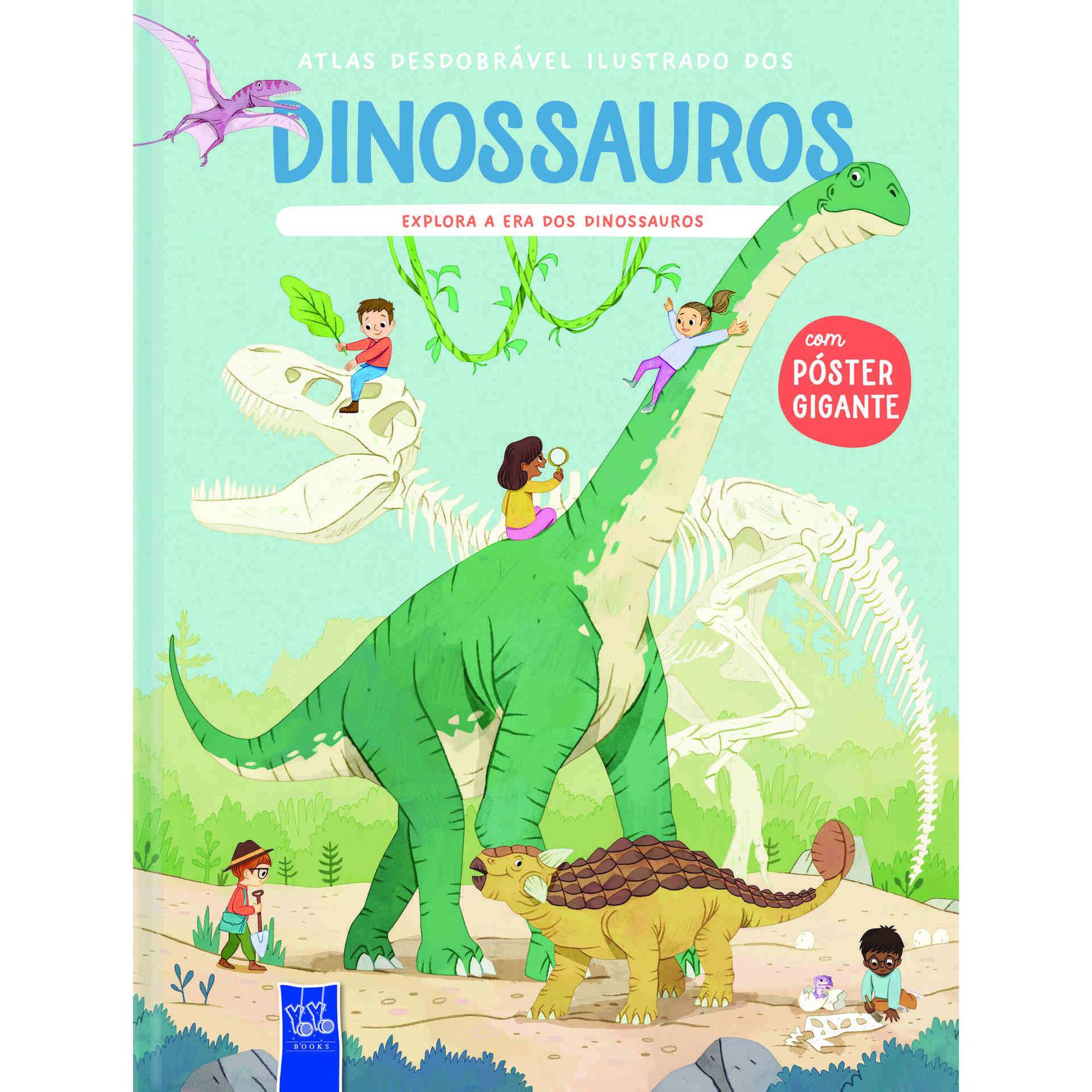 Atlas Desdobrável Ilustrado dos Dinossauros Atlas Desdobrável Ilustrado dos Dinossauros