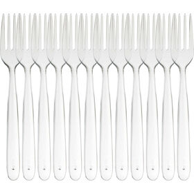 Conjunto 12 Garfos Reutiliz&aacute;veis Transparente