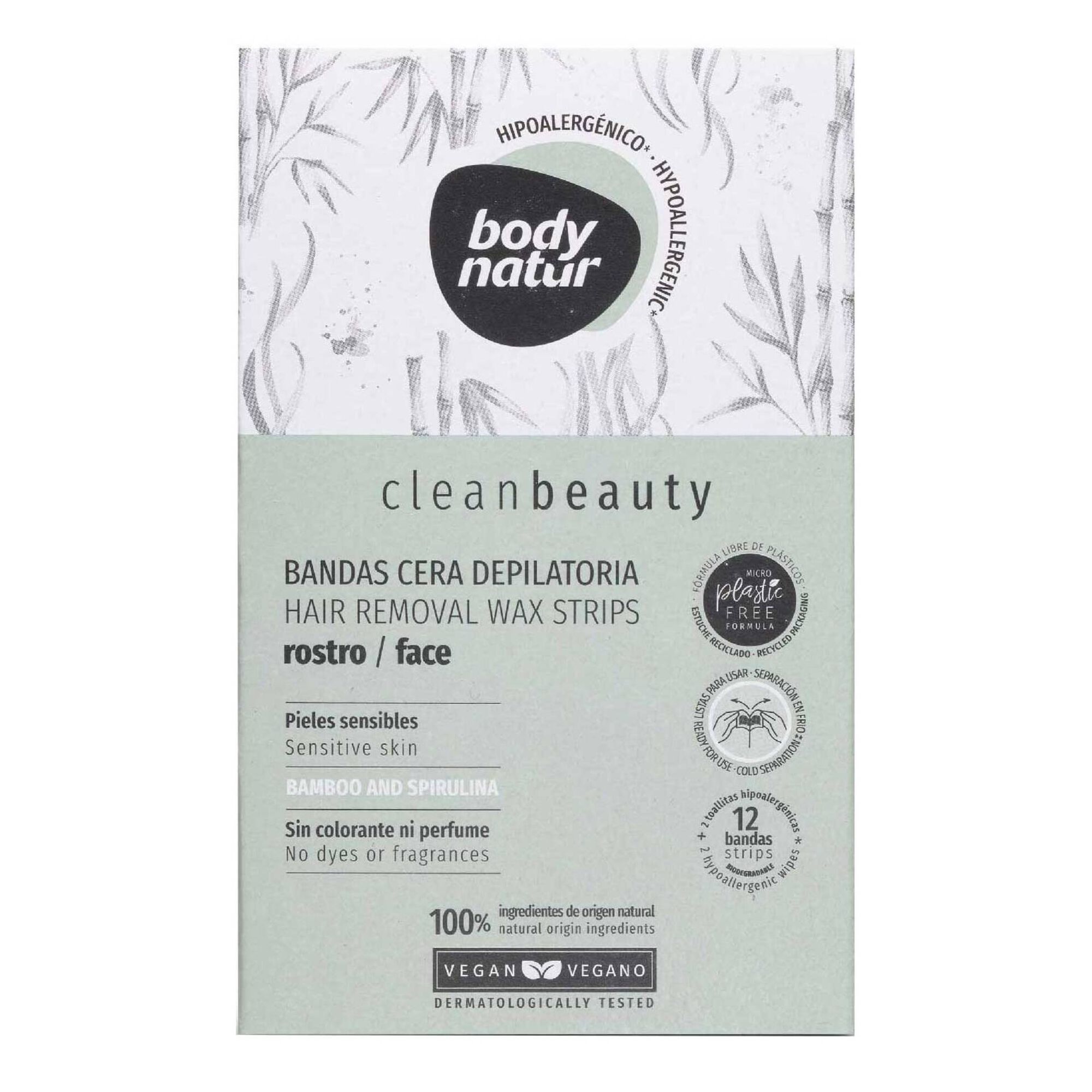 Bandas Depilatórias Cera Clean Beauty