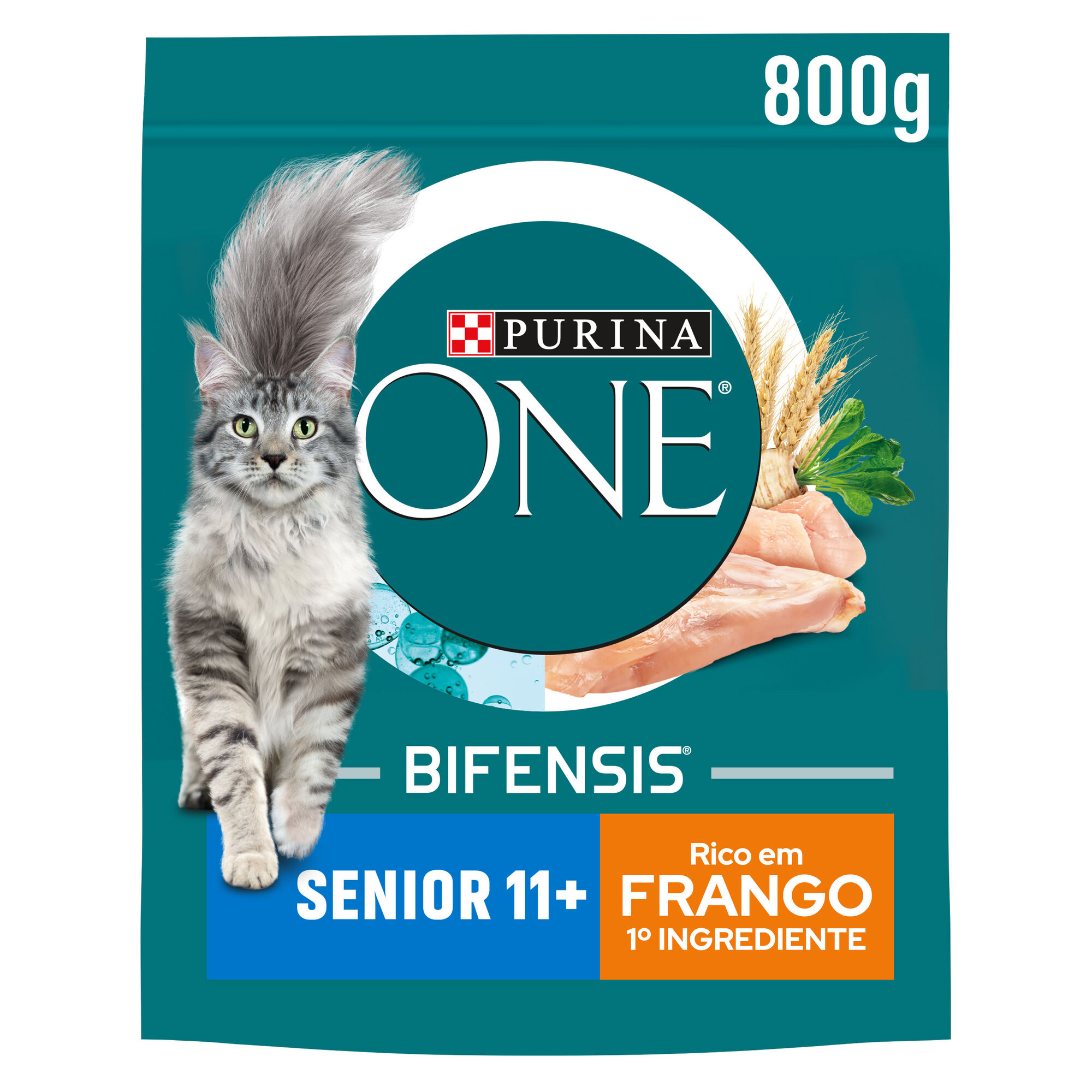 Ra&ccedil;&atilde;o para Gato S&eacute;nior Frango Purina One