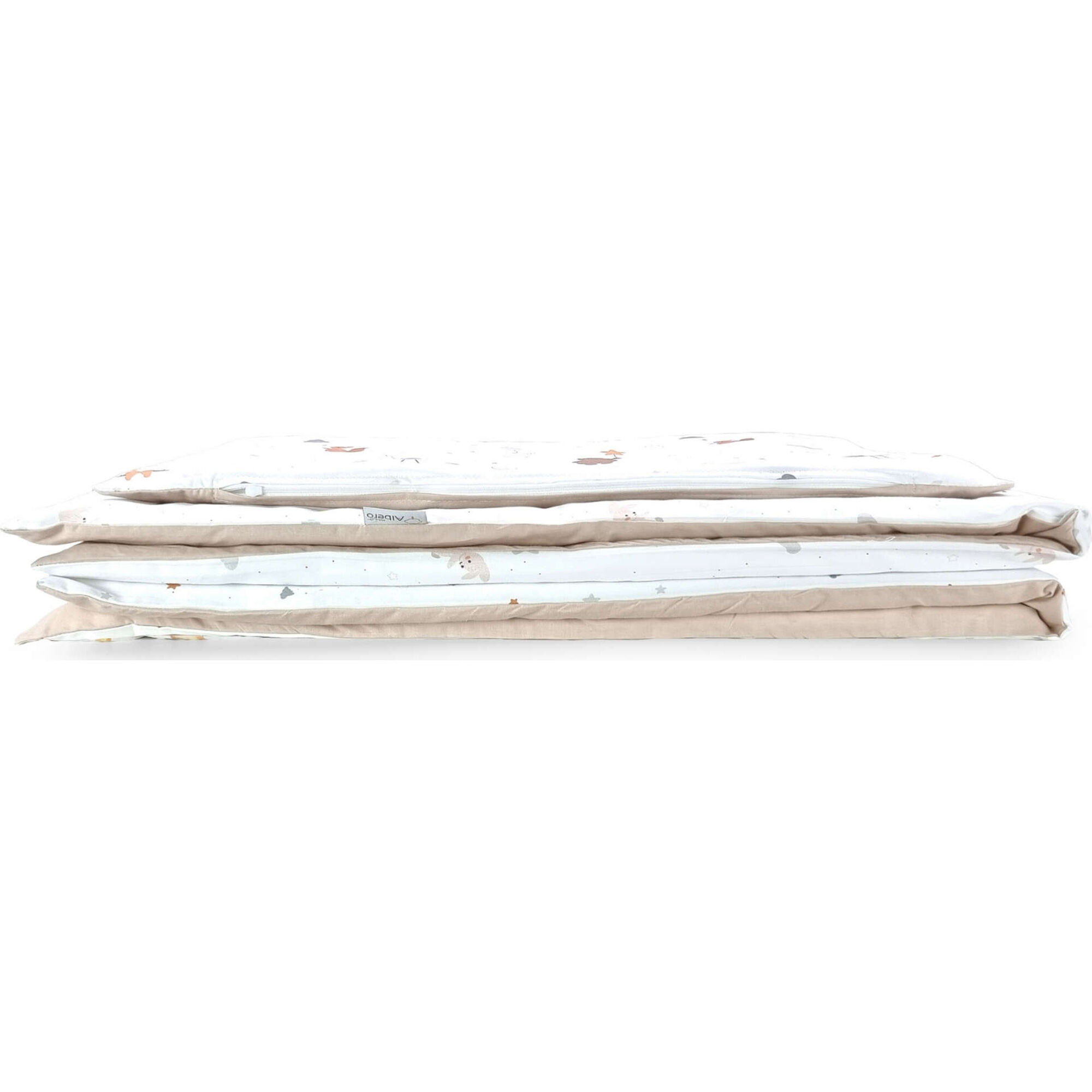 Conjunto Capa Edred&atilde;o e Fronha Almofada Ratinho Twinko