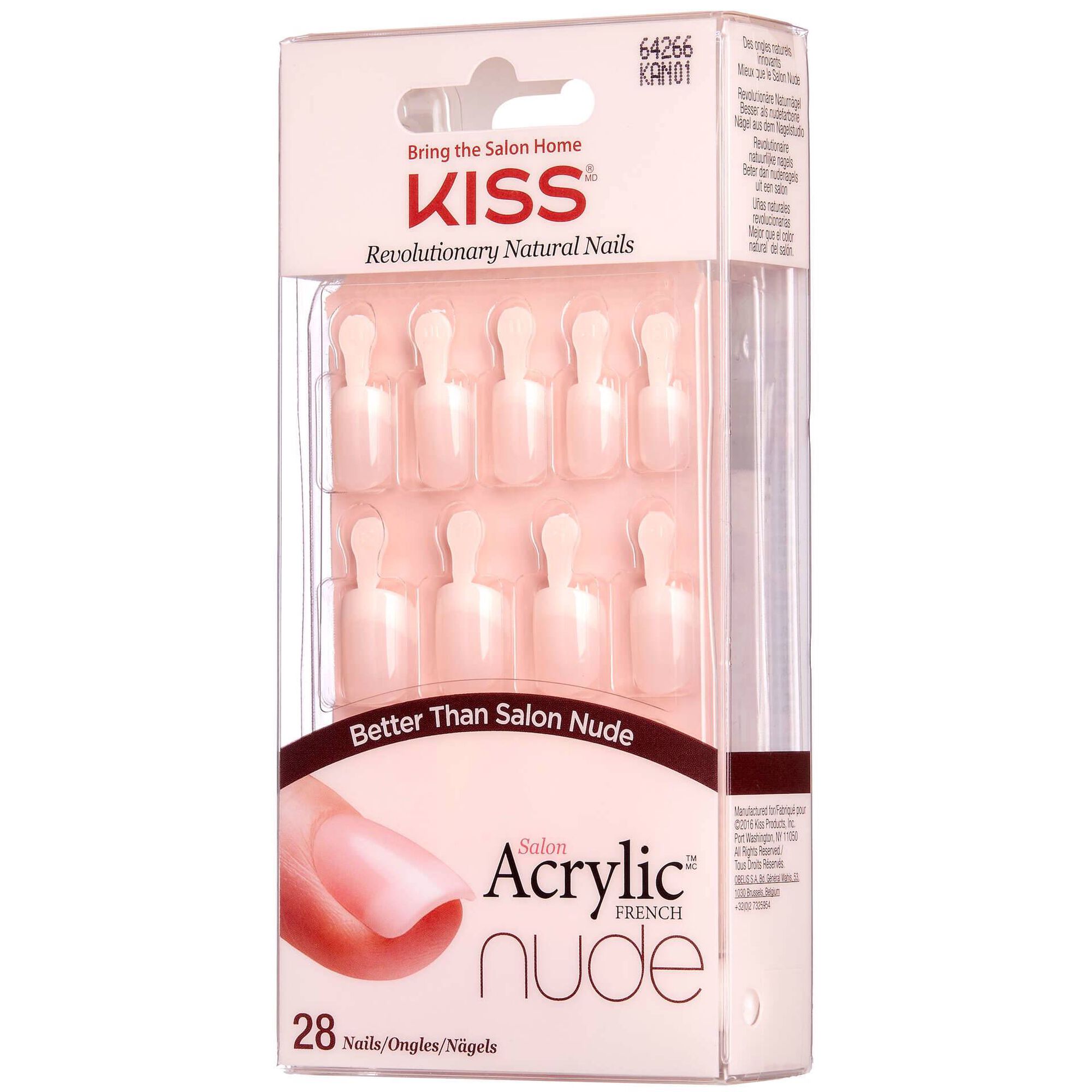 Unhas Falsas Salon Acrylic Nude Breathtaking