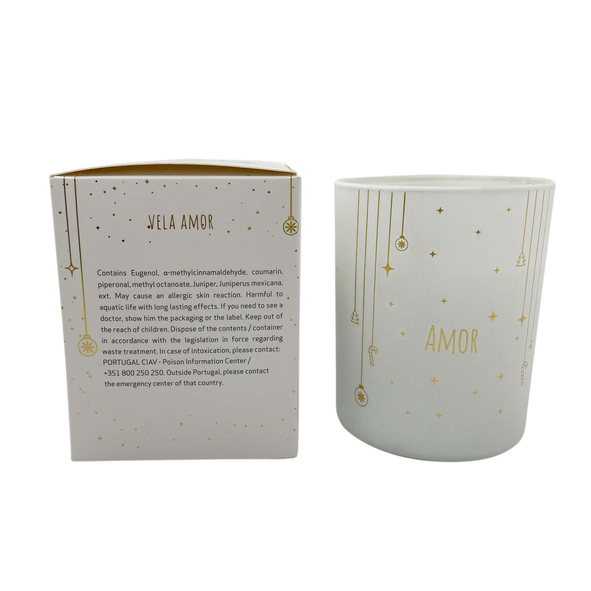 Vela em Copo 165g Branca Amor