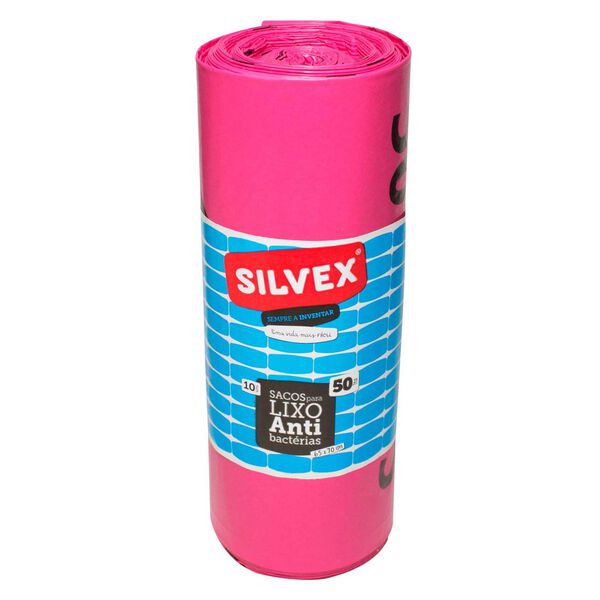 Sacos Lixo Anti-Bactérias 50 lt Silvex