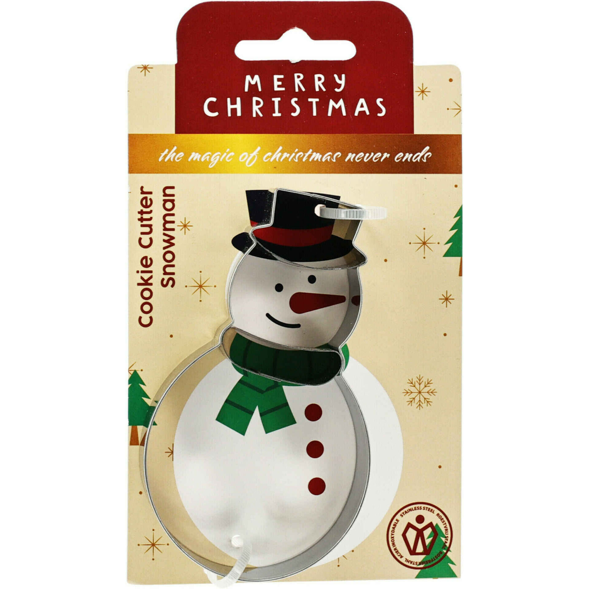 Molde para Bolachas Boneco de Neve