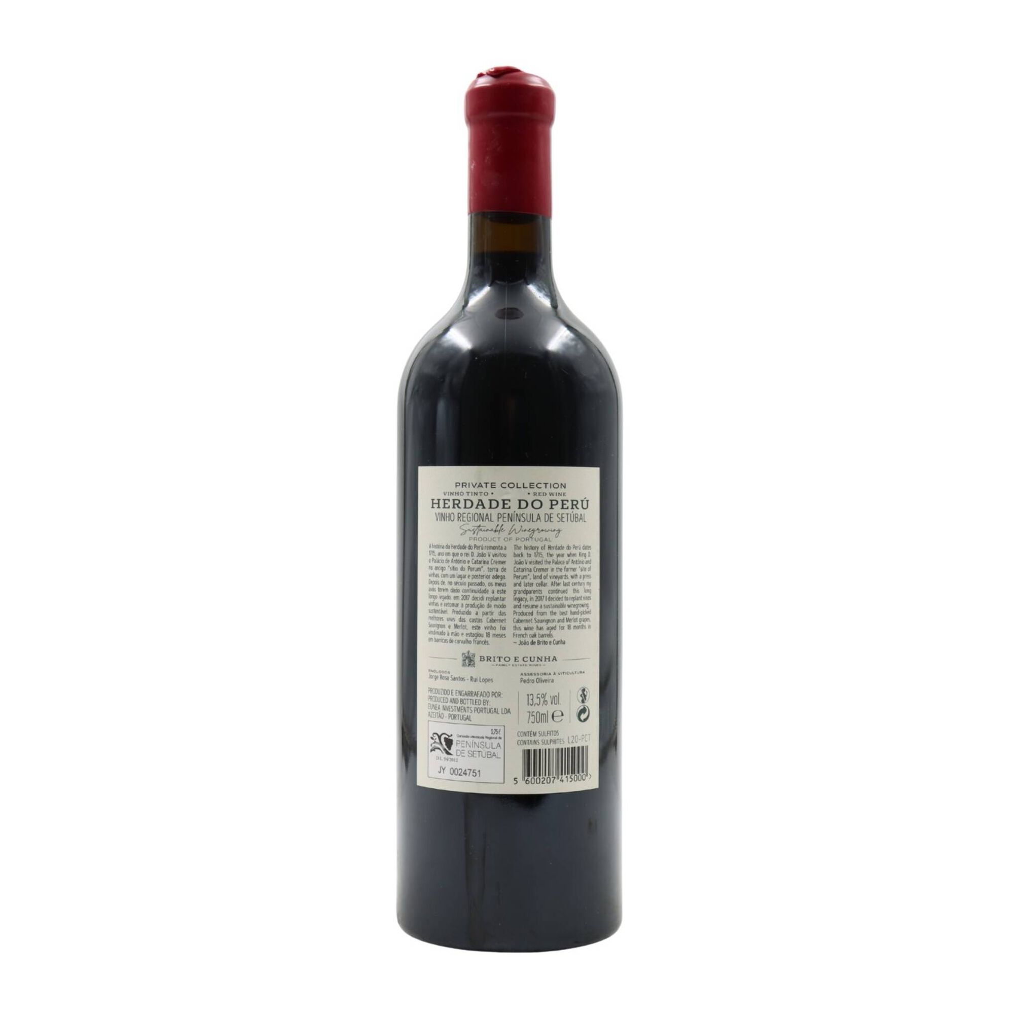 Herdade Do Per&uacute; Private Collection Pen&iacute;nsula De Set&uacute;bal Vinho Tinto