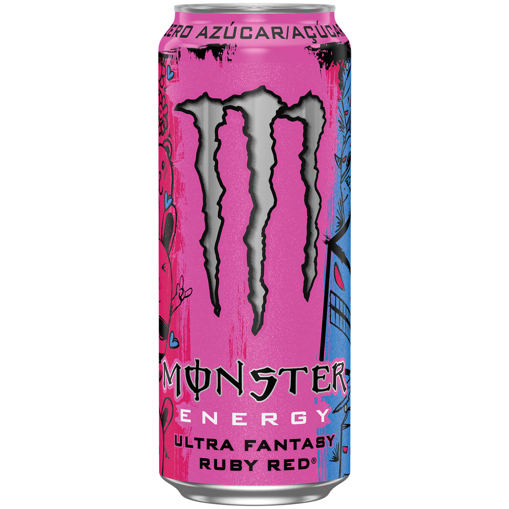 Bebida Energ&eacute;tica em Lata Ultra Fantasy Ruby Red Sem A&ccedil;&uacute;car Monster