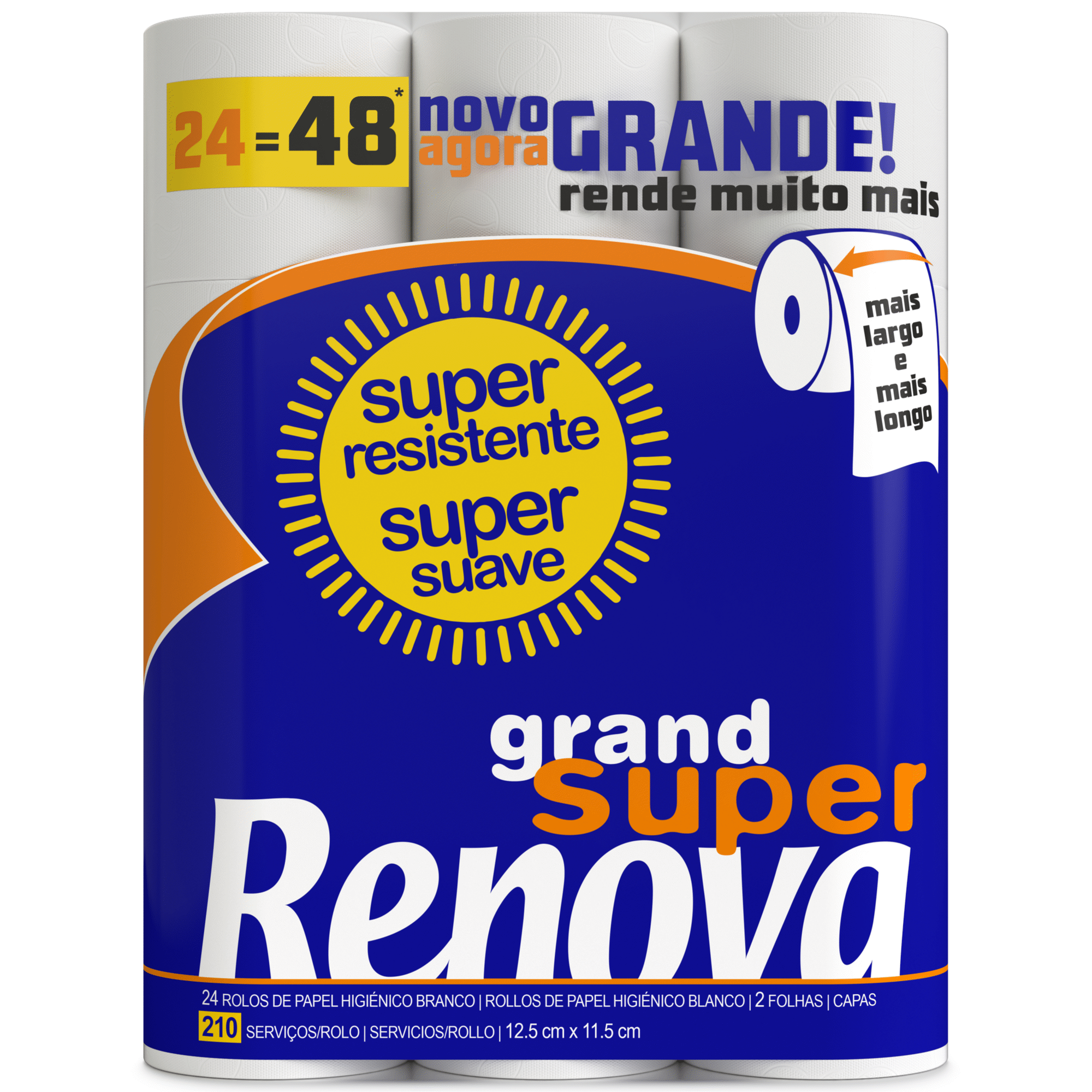 Papel Higi&eacute;nico Grand Super Renova