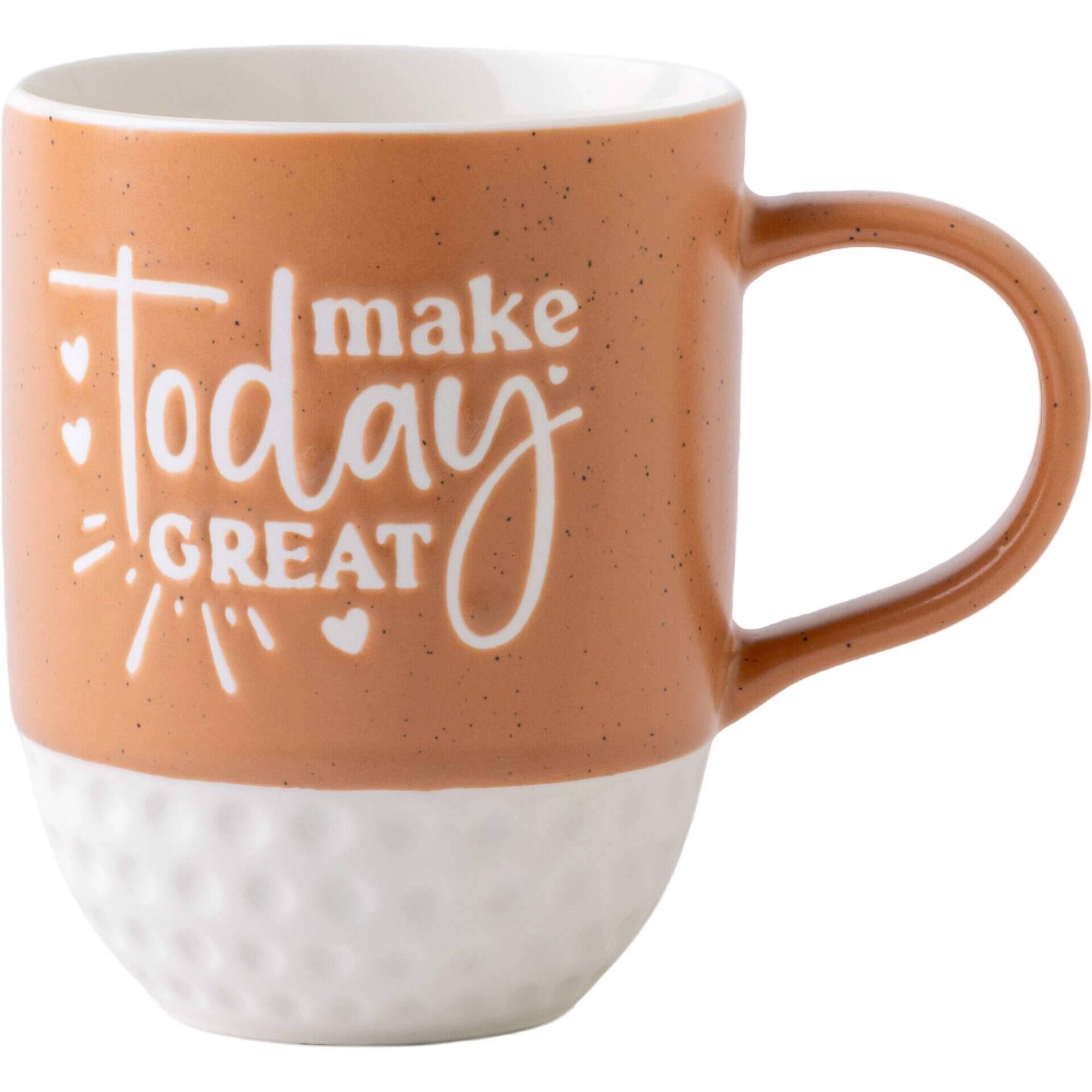 Caneca 540ml Cinza Fundo Branco Today Great