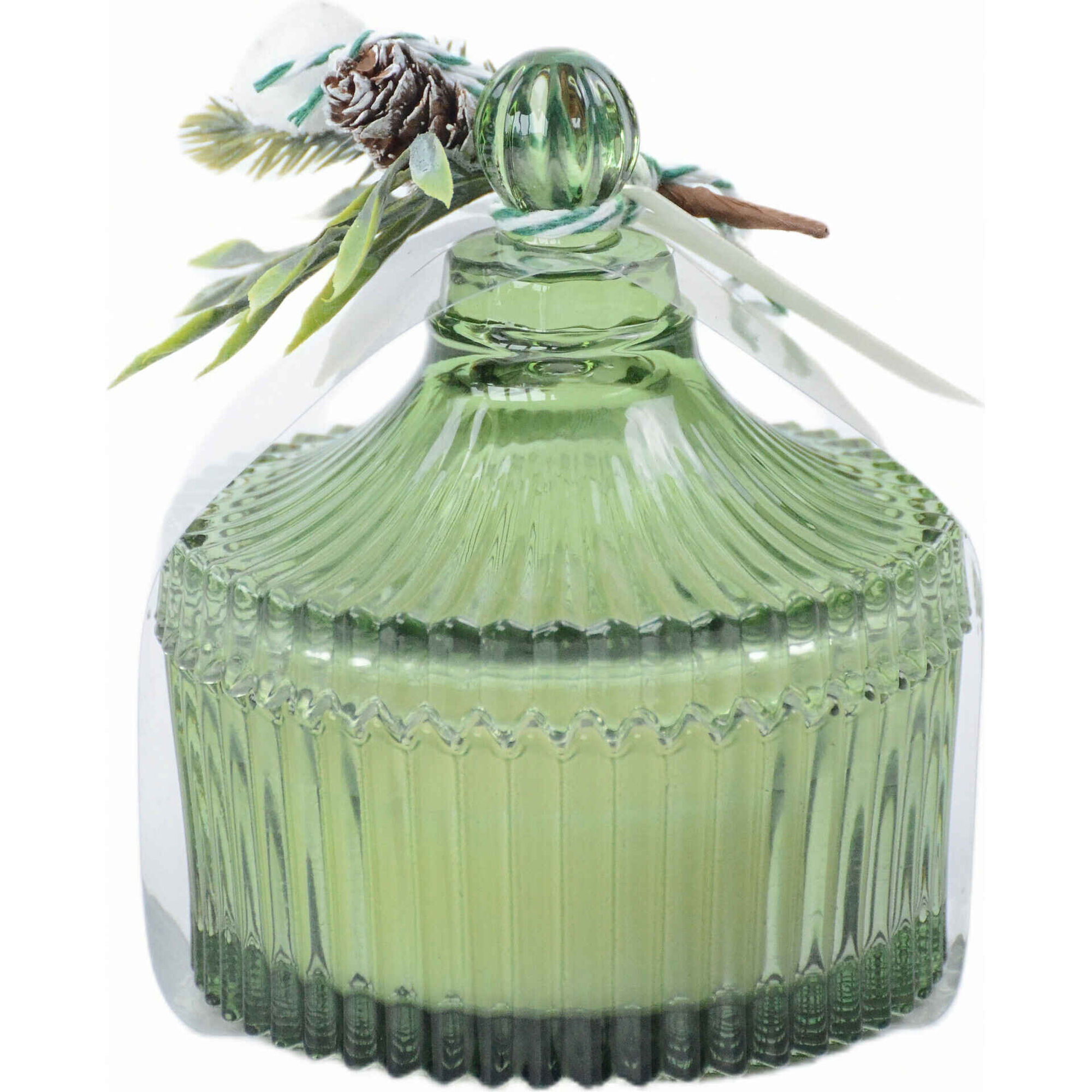 Vela com Tampa Verde 100g Azevinho