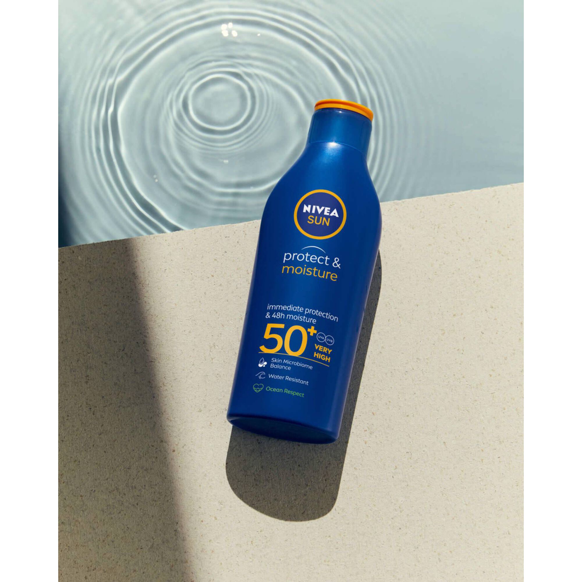 Protetor Solar Lo&ccedil;&atilde;o Protect & Moisture FPS 50+ Nivea Sun
