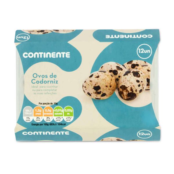 Ovos de Codorniz Continente