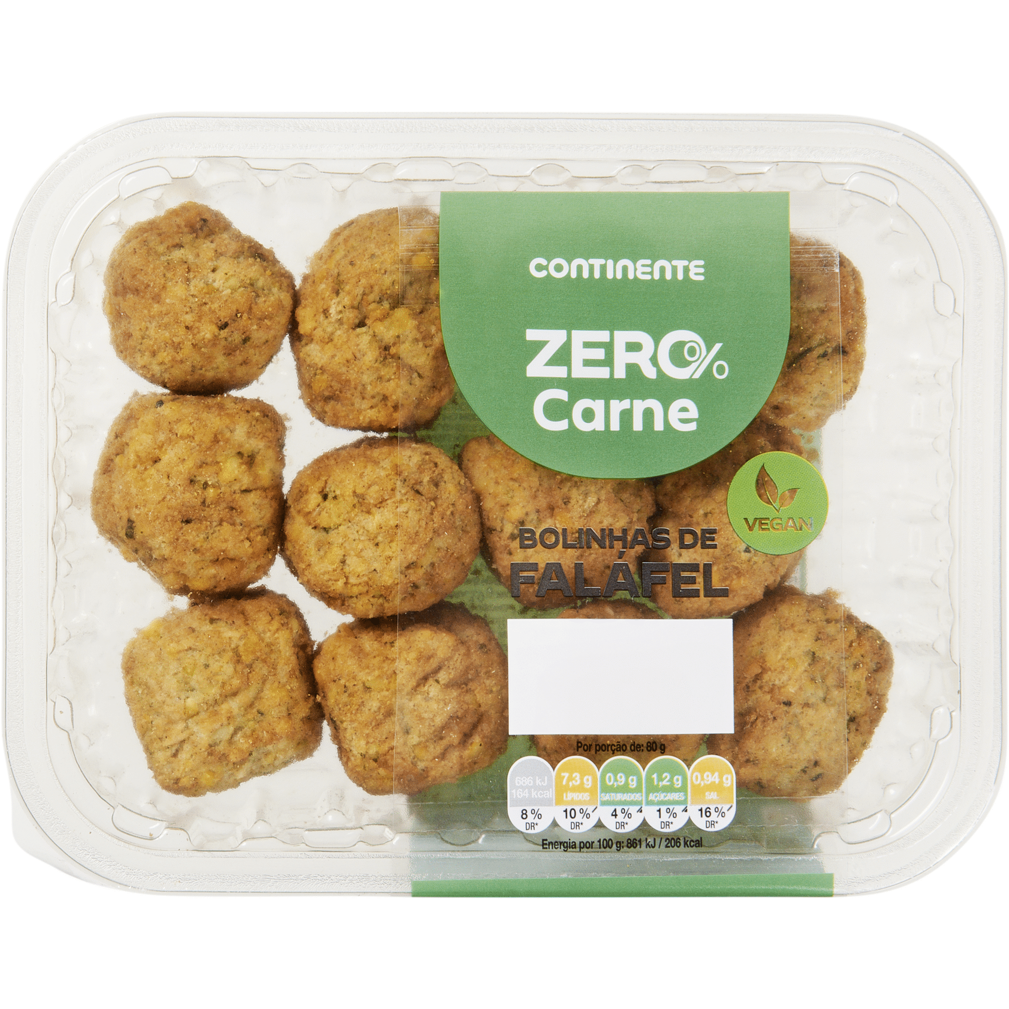 Bolinhas de Fal&aacute;fel Zero% Carne Continente