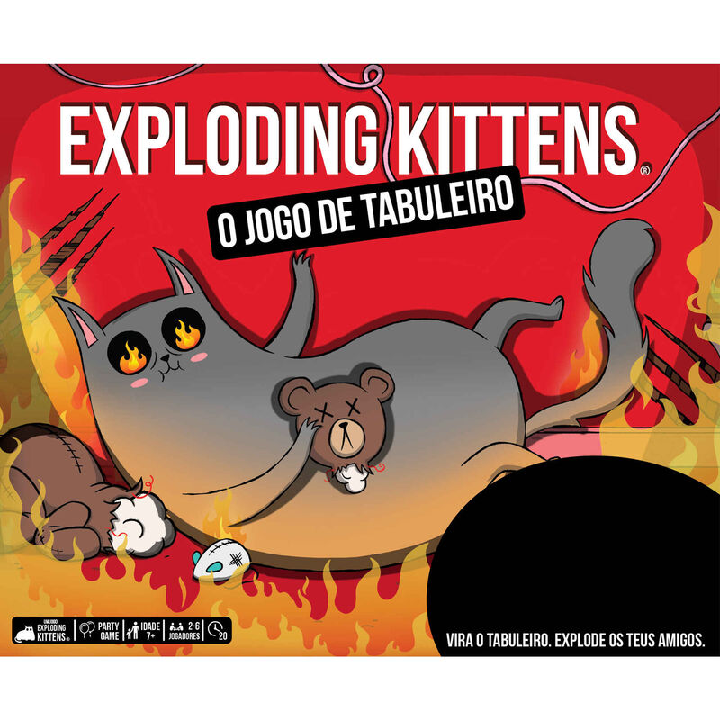 Mebogames - Jogo de Tabuleiro Exploding Kittens