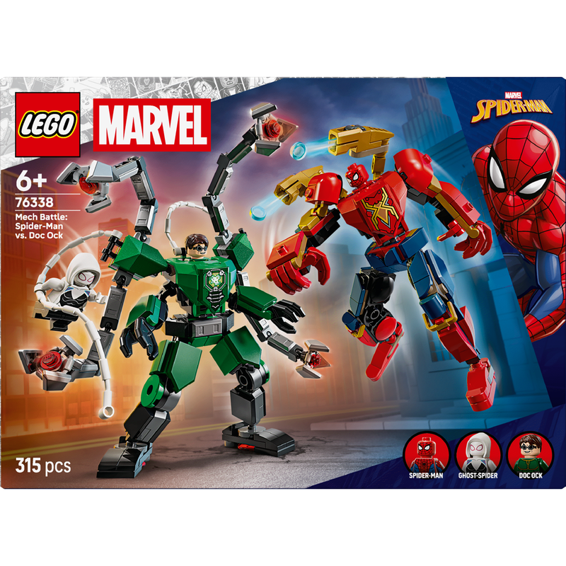 LEGO Marvel - Batalha de Robôs: Spider-Man contra Doc Ock - 76338