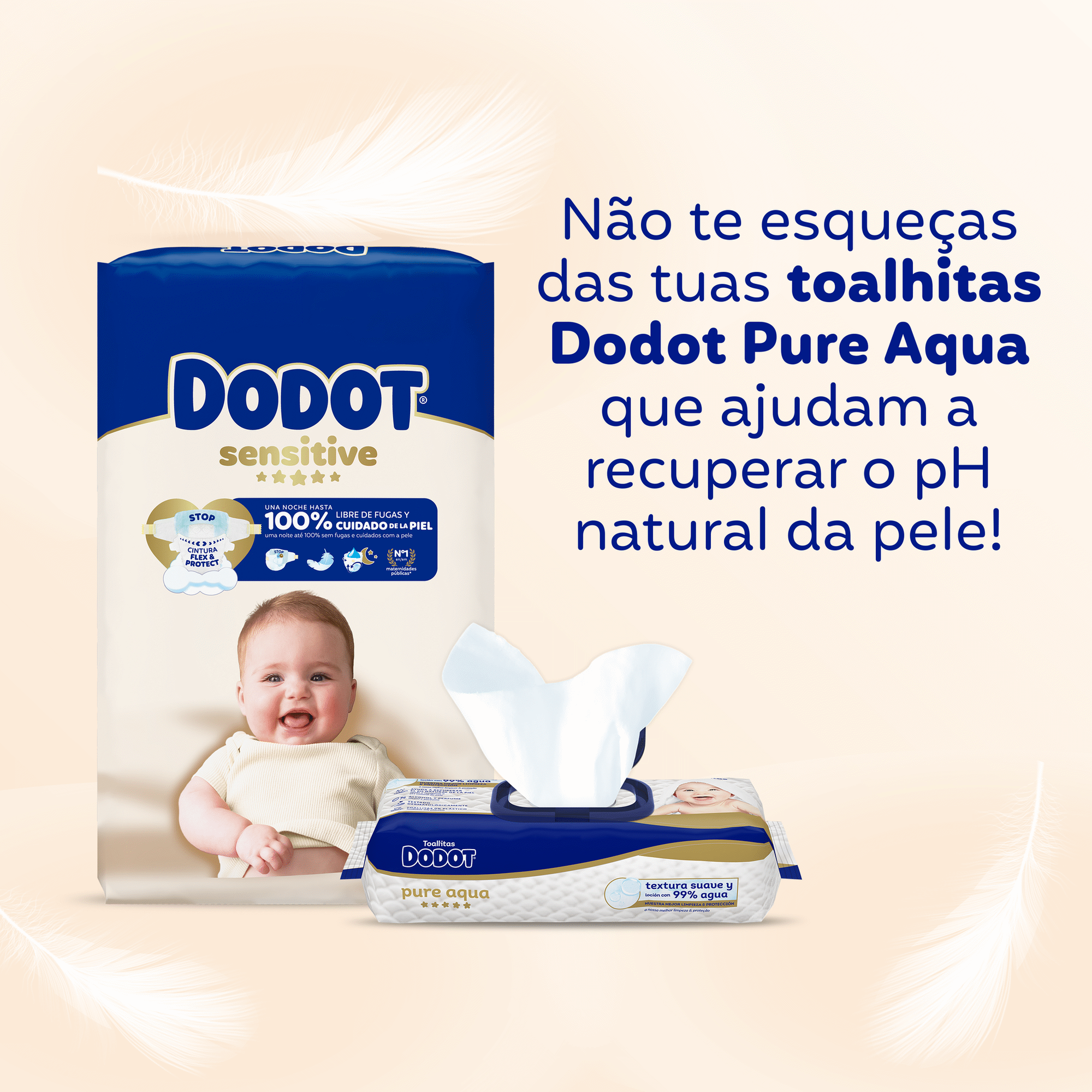 Fraldas Sensitive T1 2-5kg Dodot