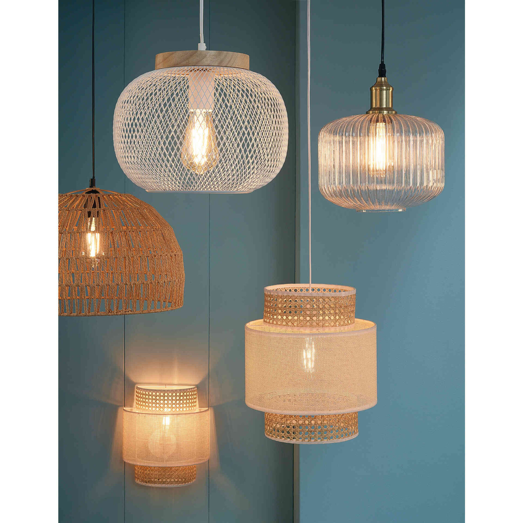 Candeeiro de Teto Metal Cru O´Neill