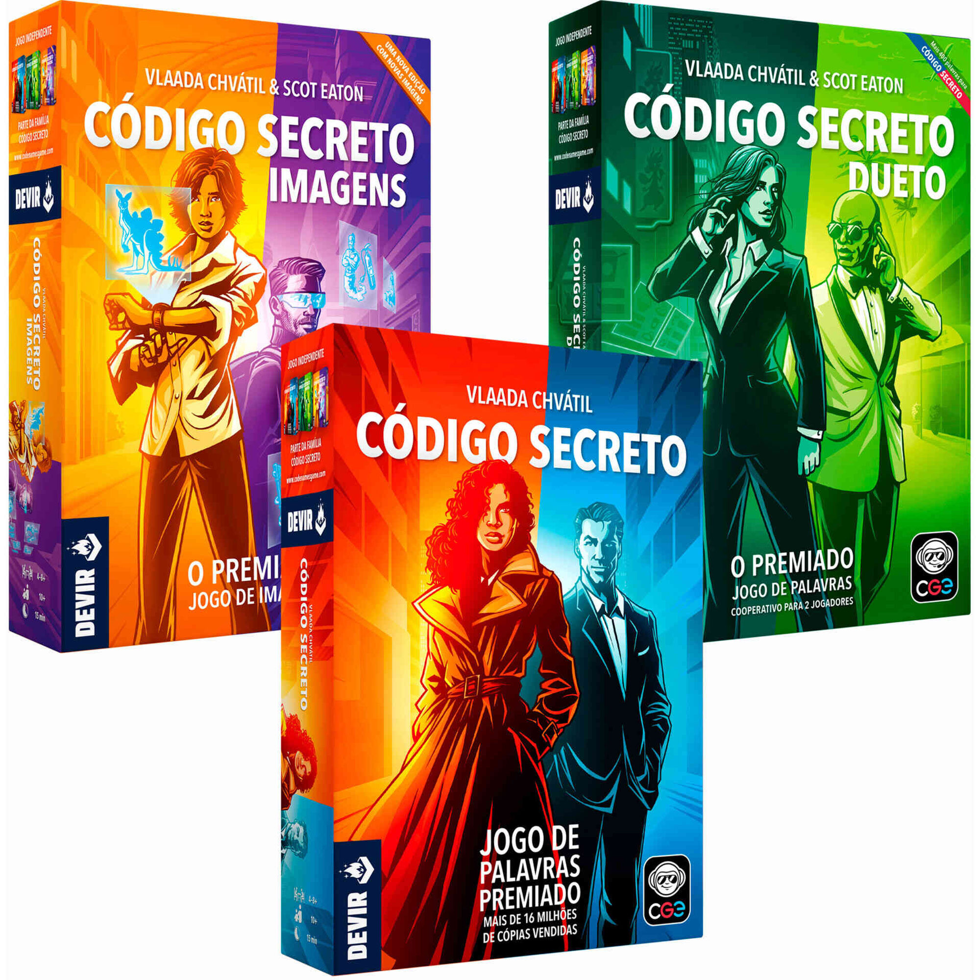 Devir - Jogo C&oacute;digo Secreto (v&aacute;rios modelos)