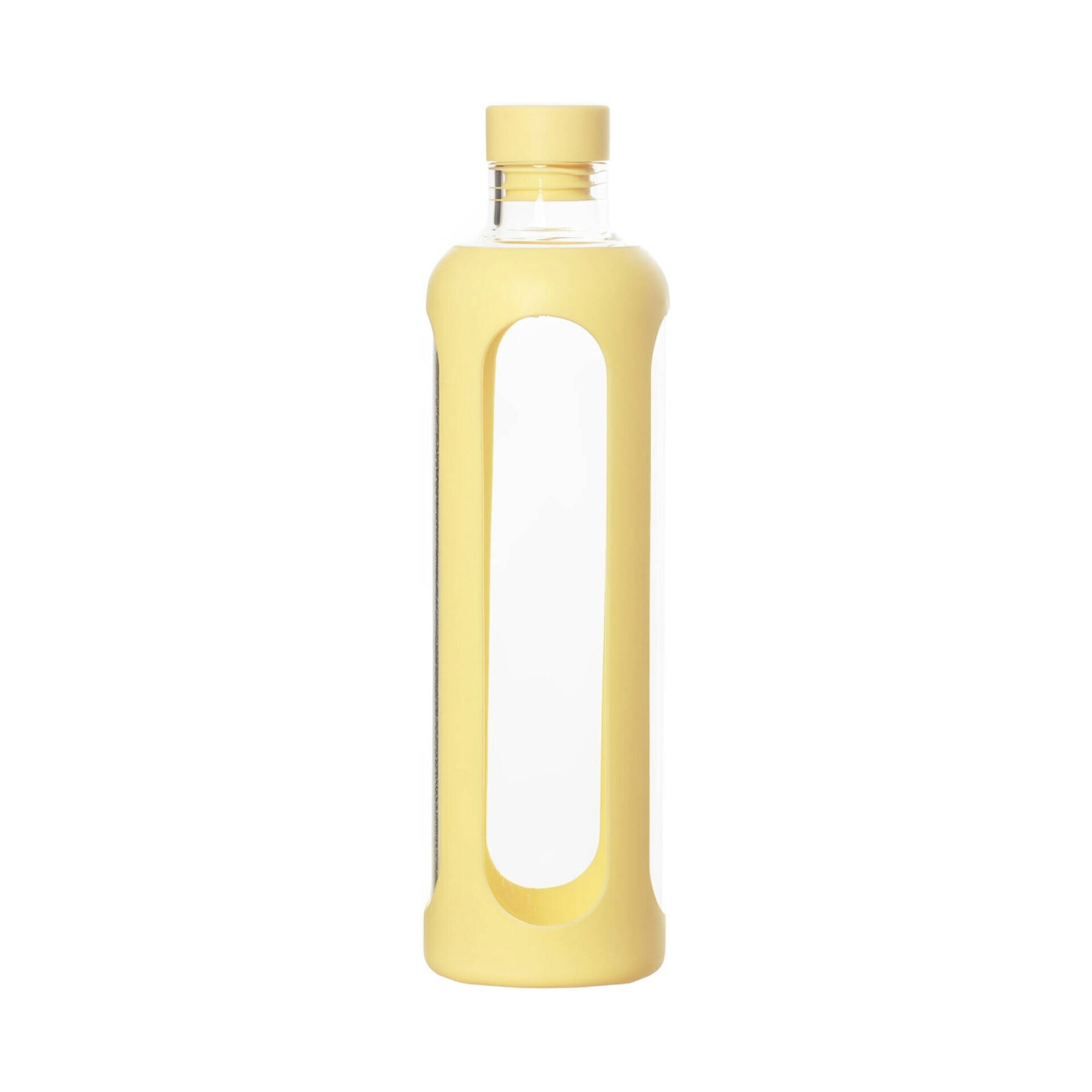 Garrafa com Tampa 700ml Silicone Amarela Garrafa com Tampa 700ml Silicone Amarela
